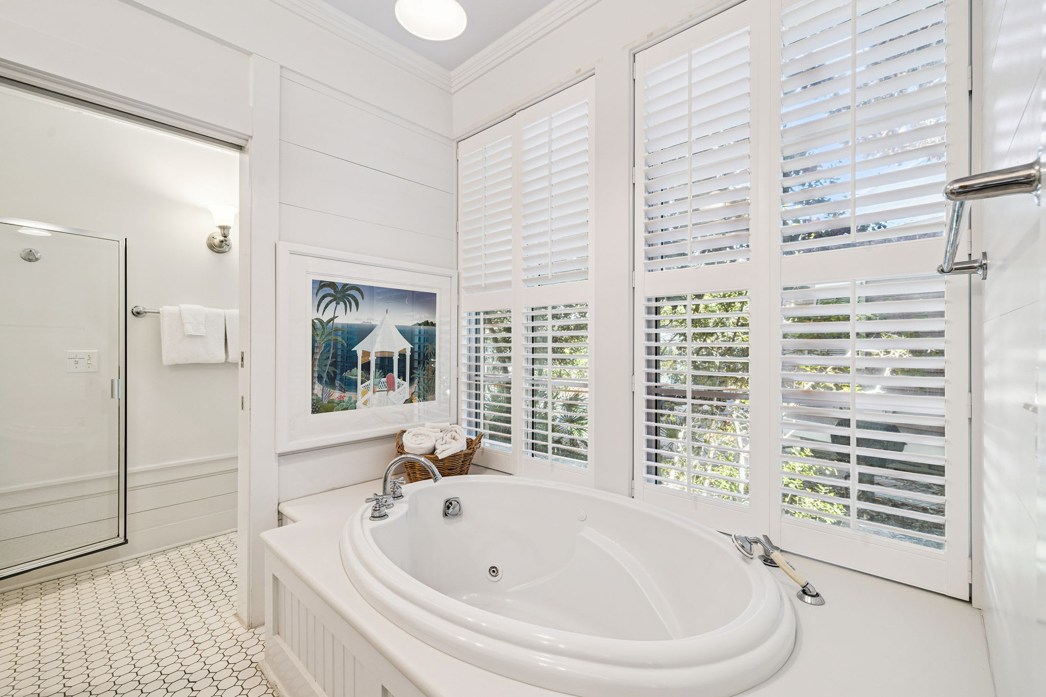 Relax & Unwind in the Oversized Soaking Tub