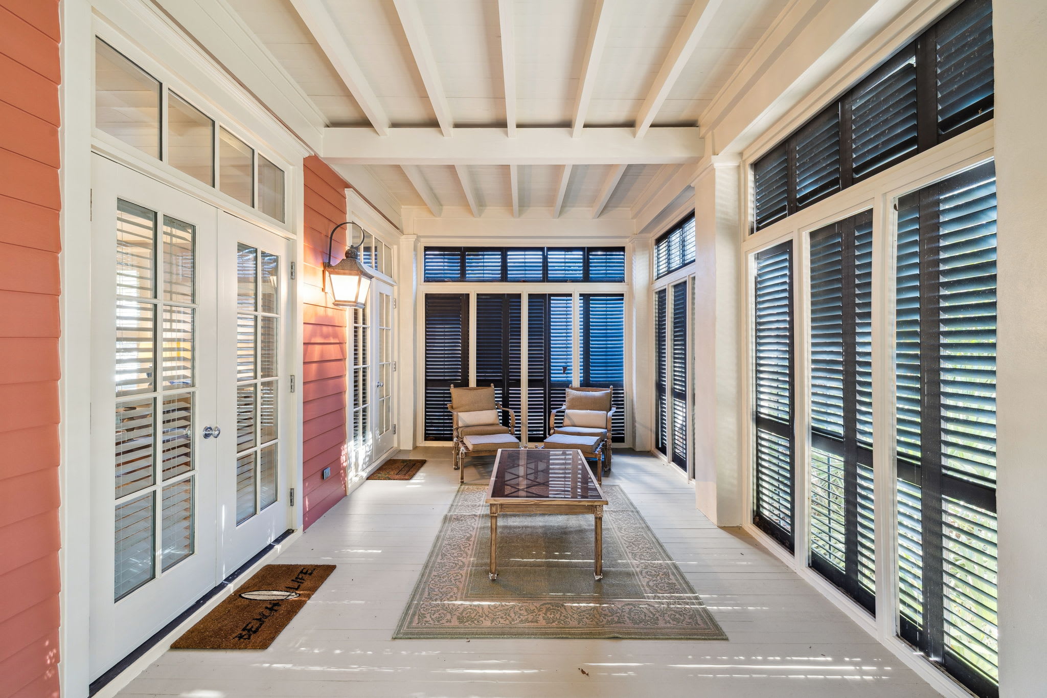 Spacious Enclosed Porch Off the Primary Suite