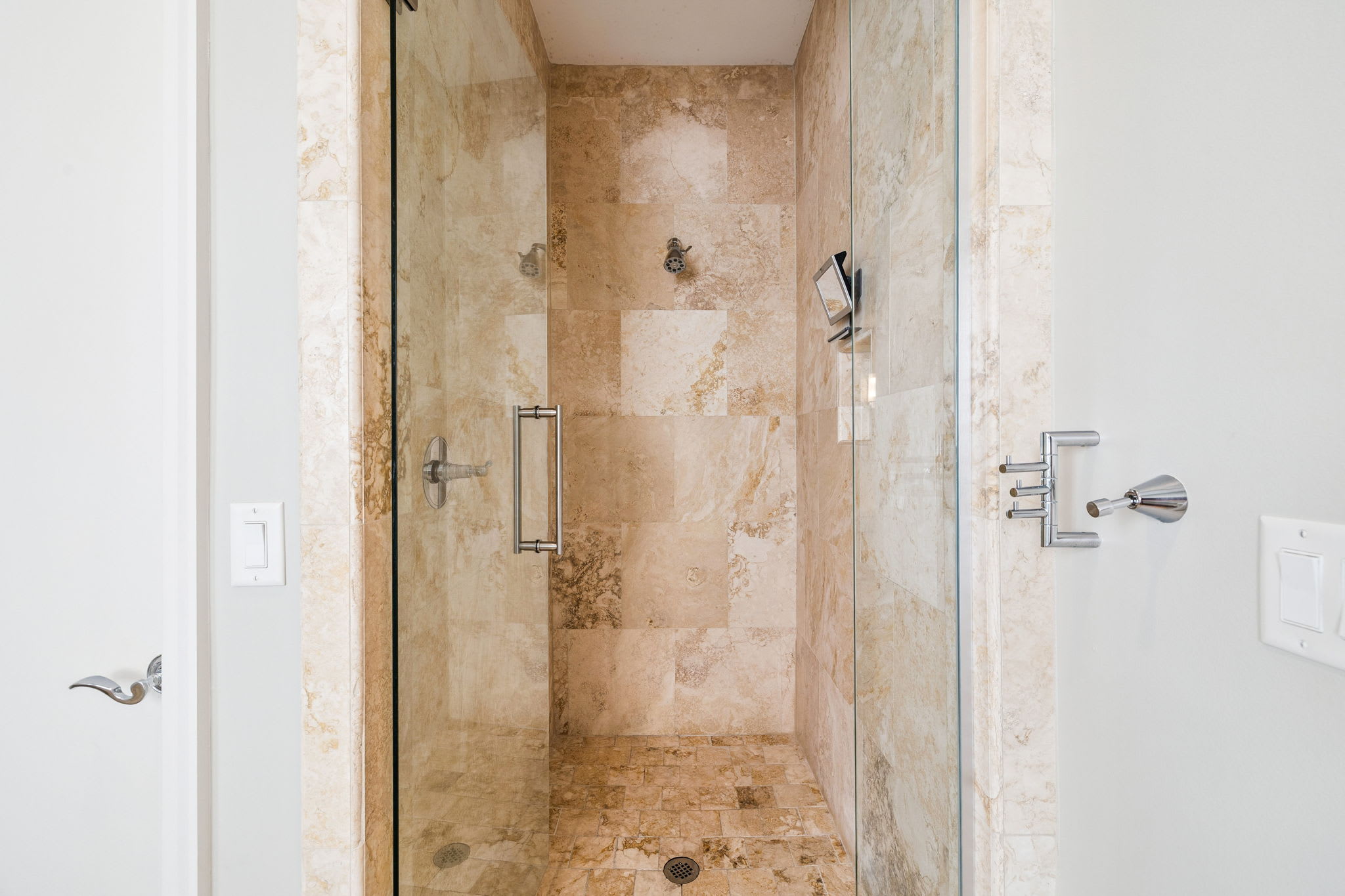 Rinse Off in the Walk-In Shower