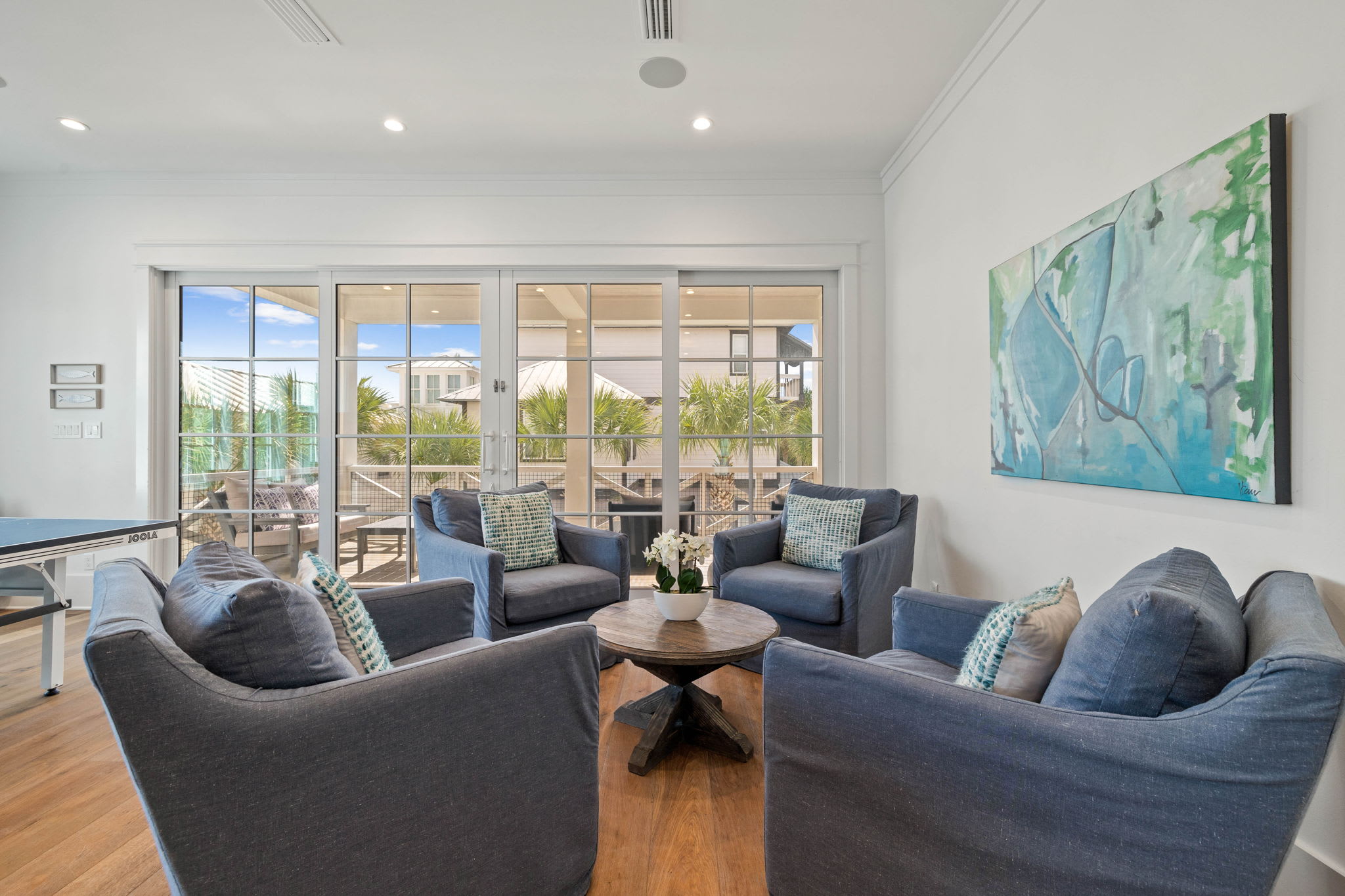 2nd Floor Living - Sitting Area and Large Balcony