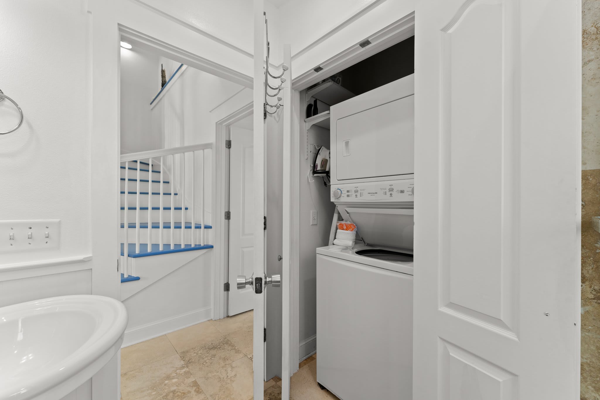 Laundry Located in 1st Floor Bathroom