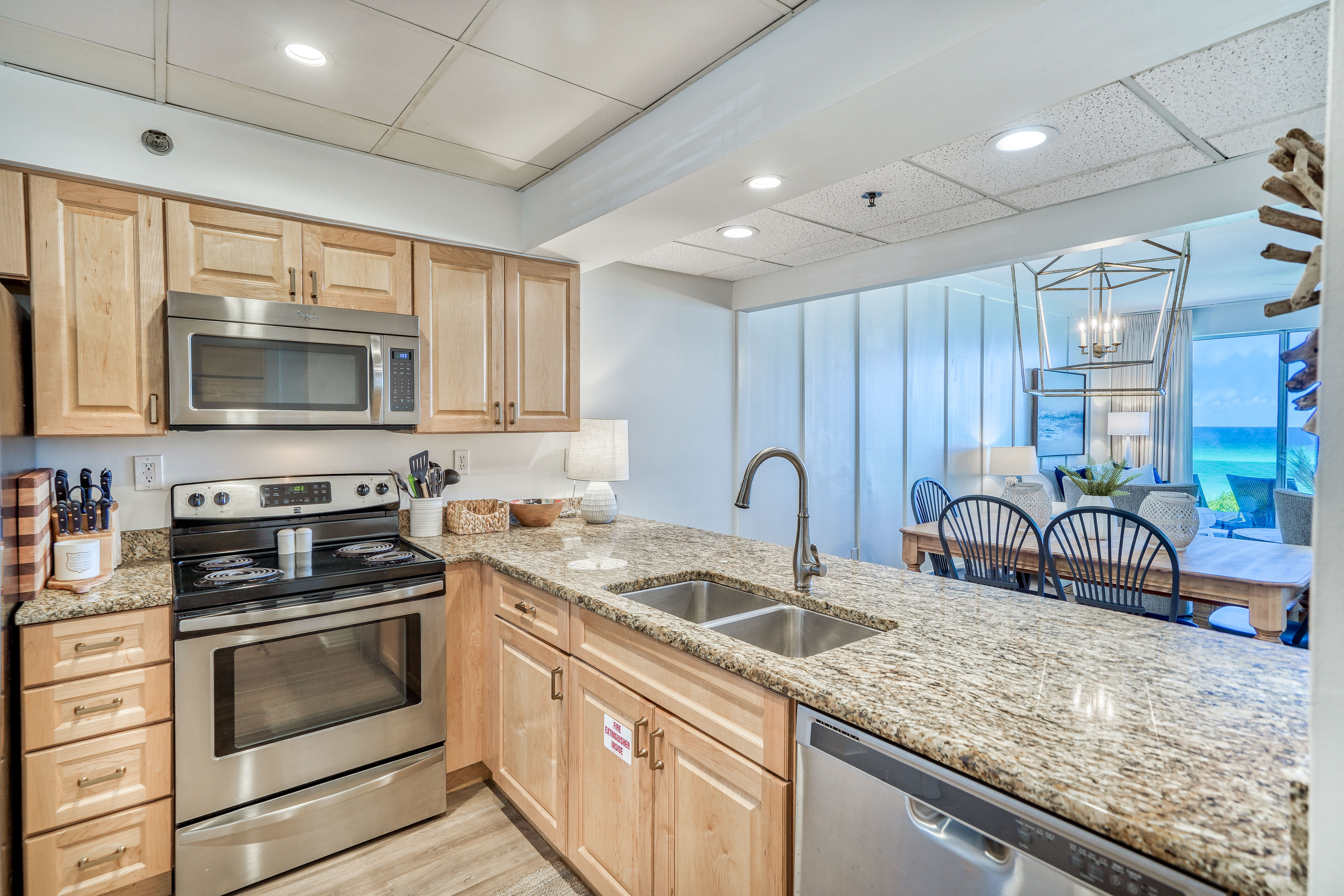 Cook Gourmet in the Spacious Kitchen