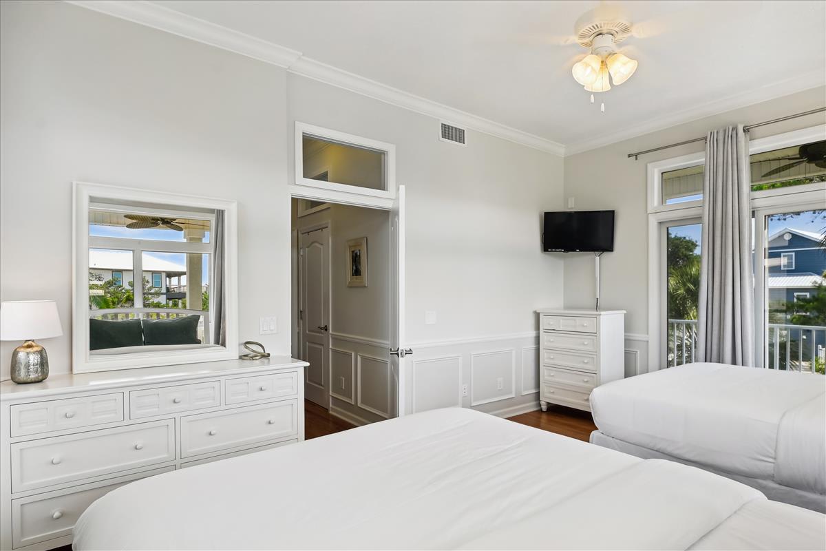 2nd Floor - Guest Bedroom - Access to Balcony