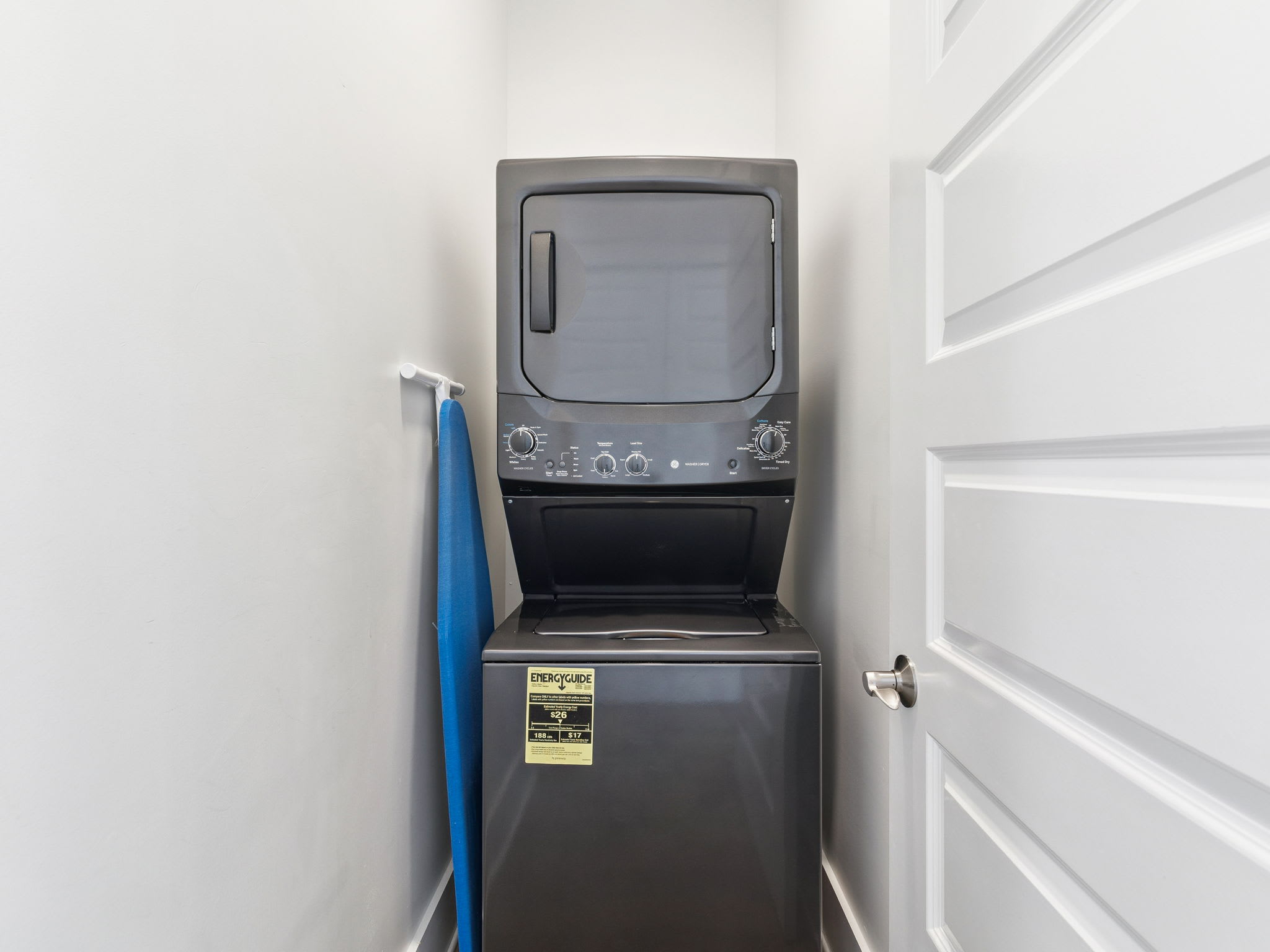 3rd Floor - Stack Washer & Dryer in the Laundry Room