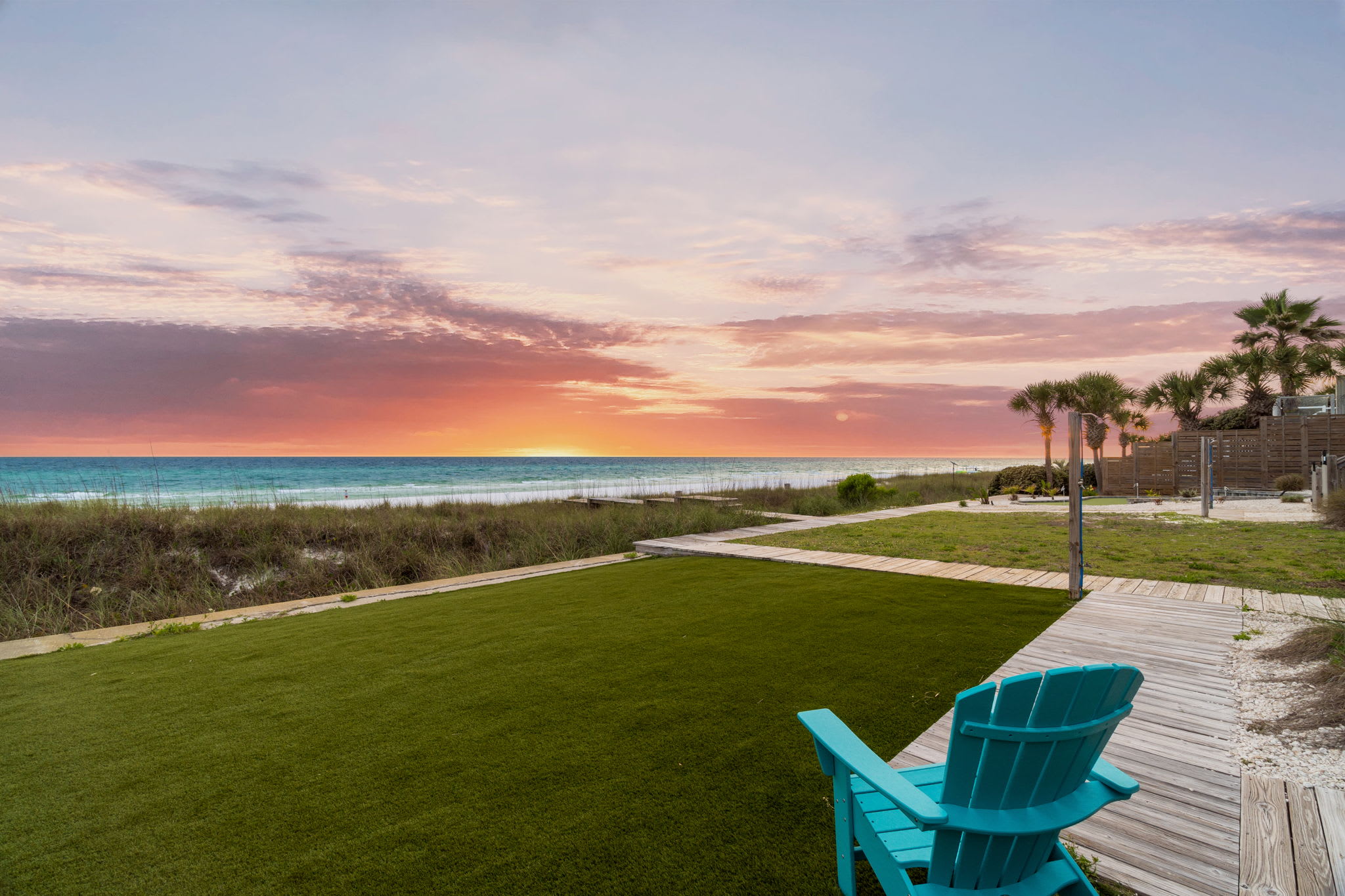 Enjoy the Sunsets on the Green off the 1st Floor Patio!