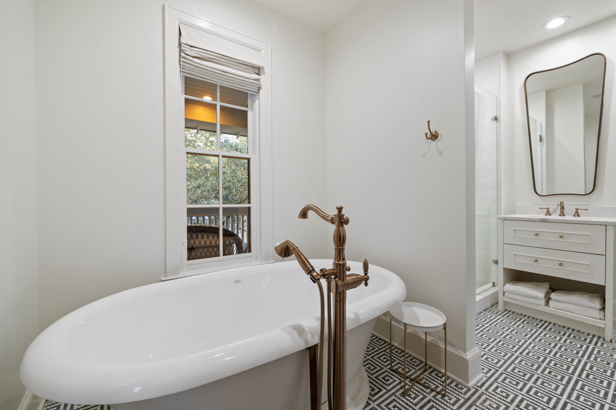 Primary Ensuite - Featuring a Walk-in Shower and Soaking Tub