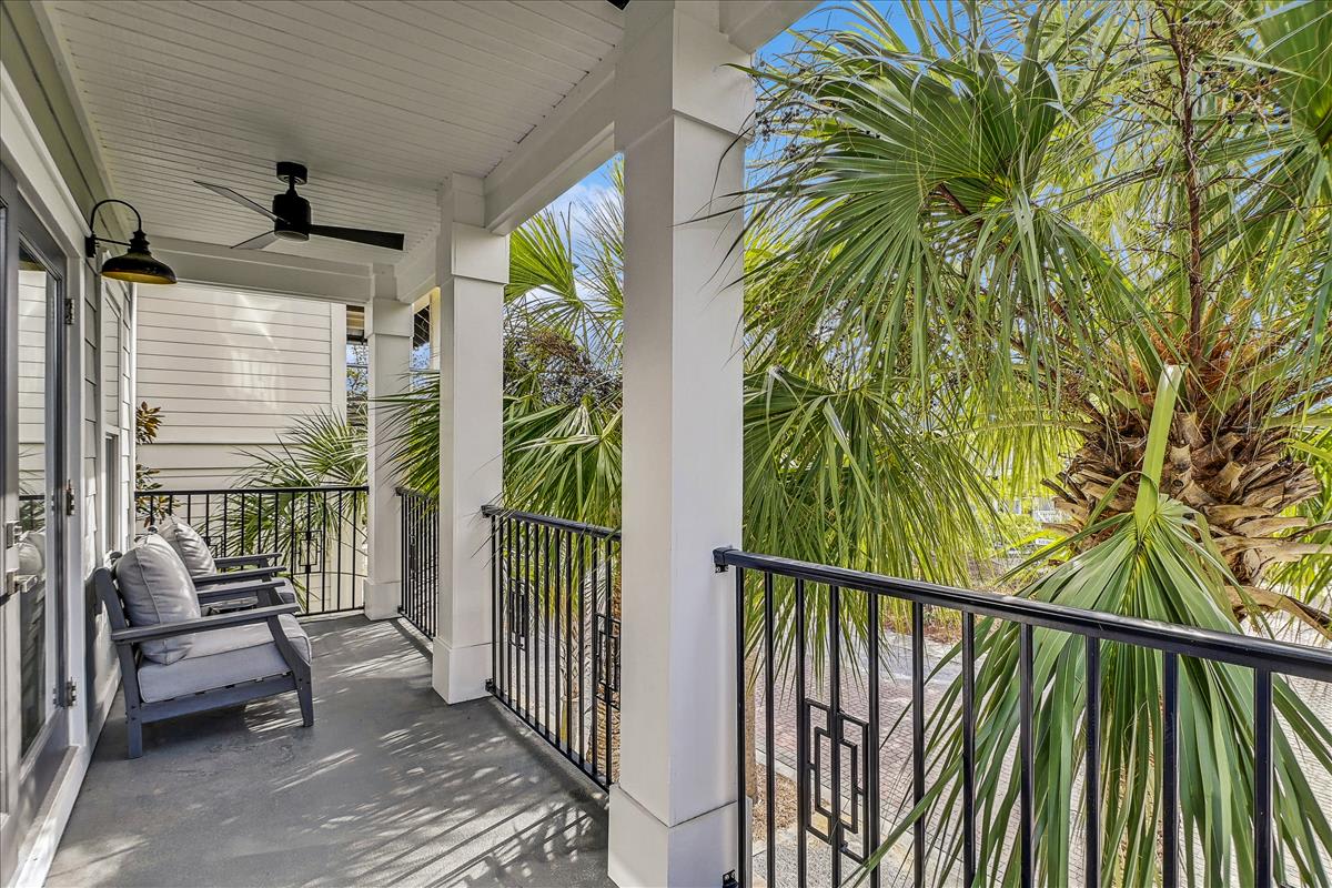 Private Balcony off the King Guest Suite