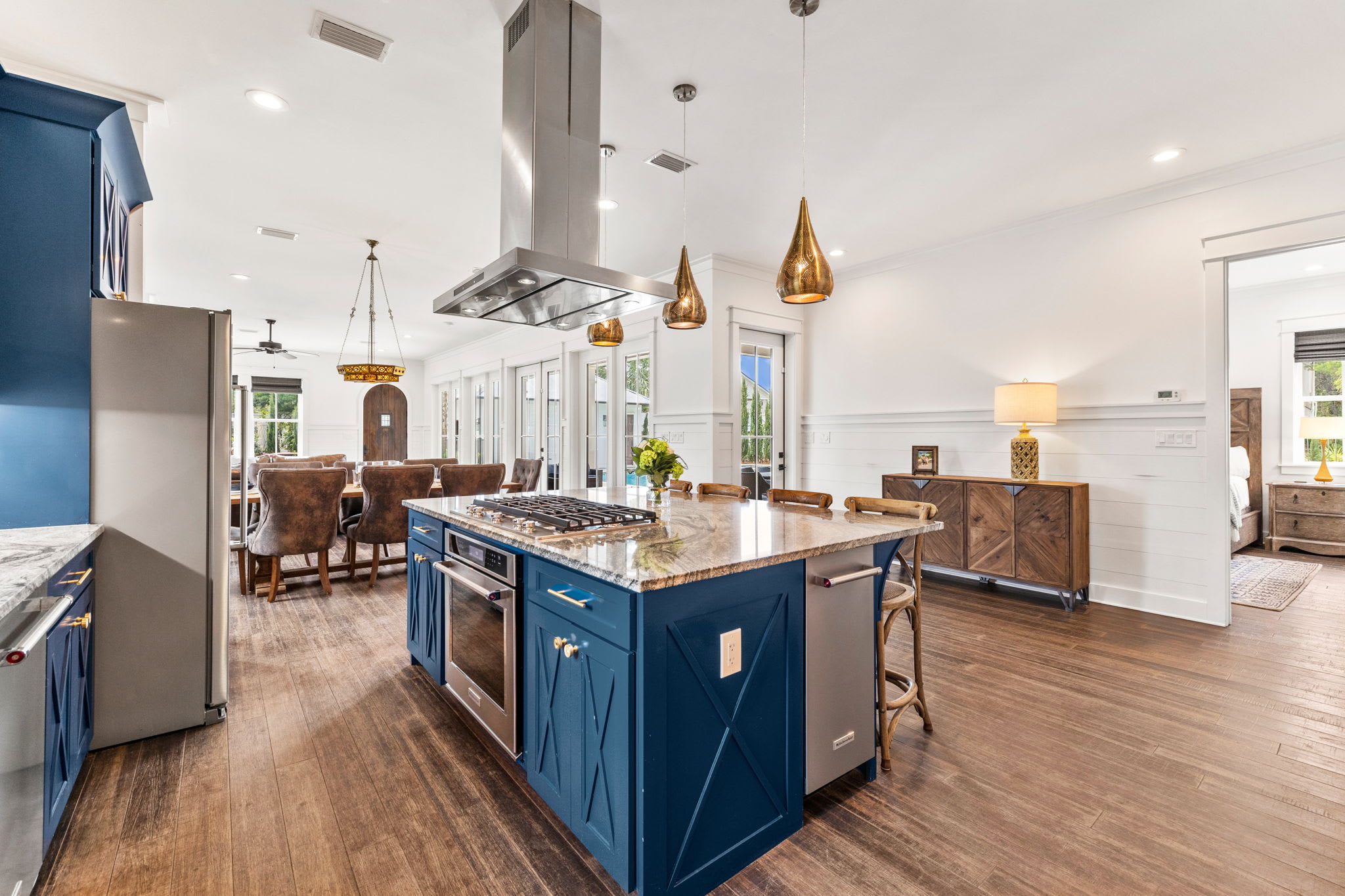 1st Floor Open Living Spaces