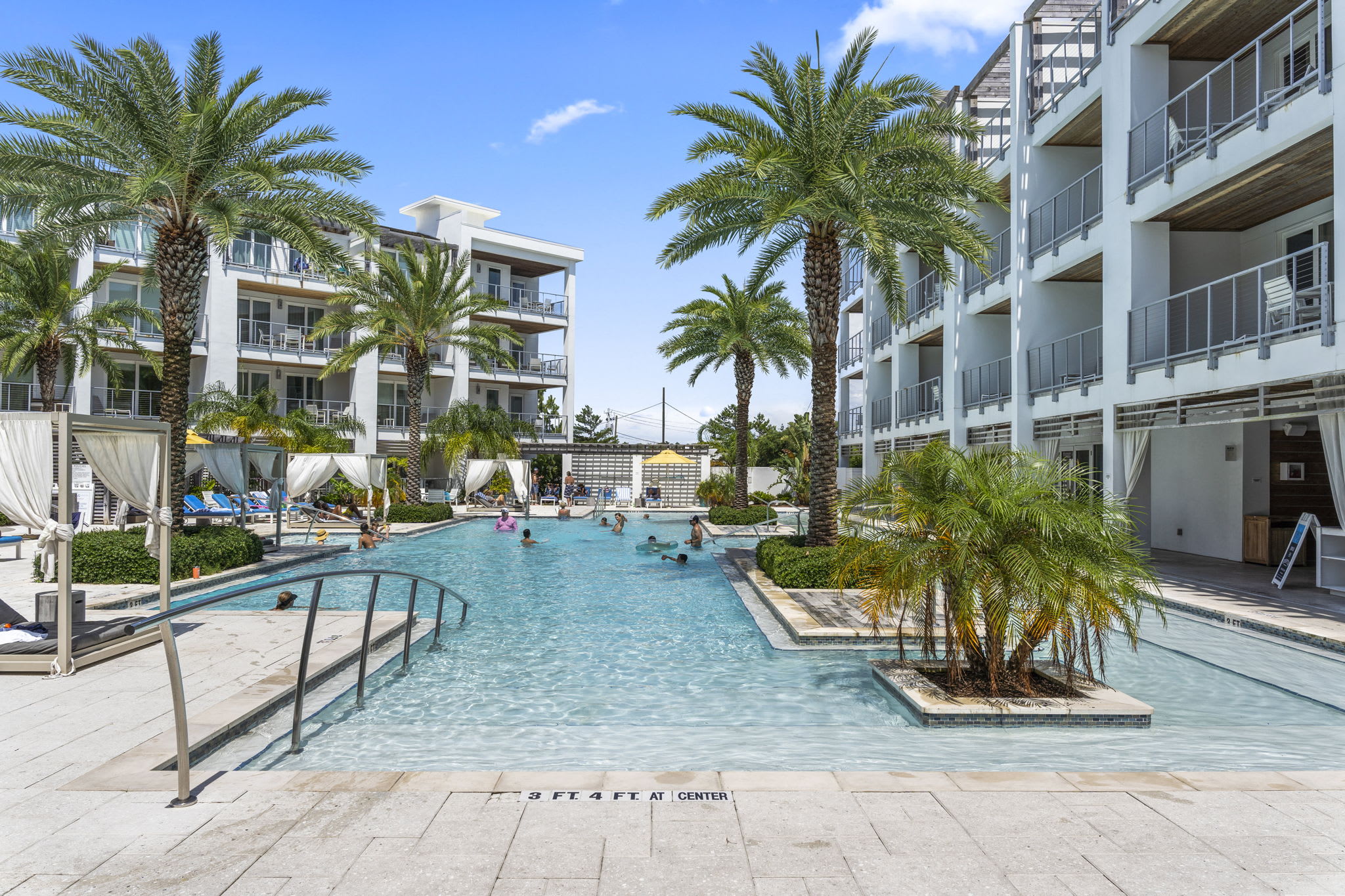 Take a Dip in the Overside Resort Pool!