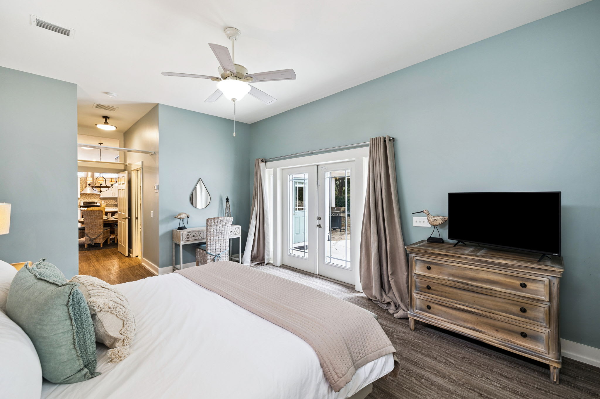 Primary King Suite - Flat-Screen TV + Direct Patio Access