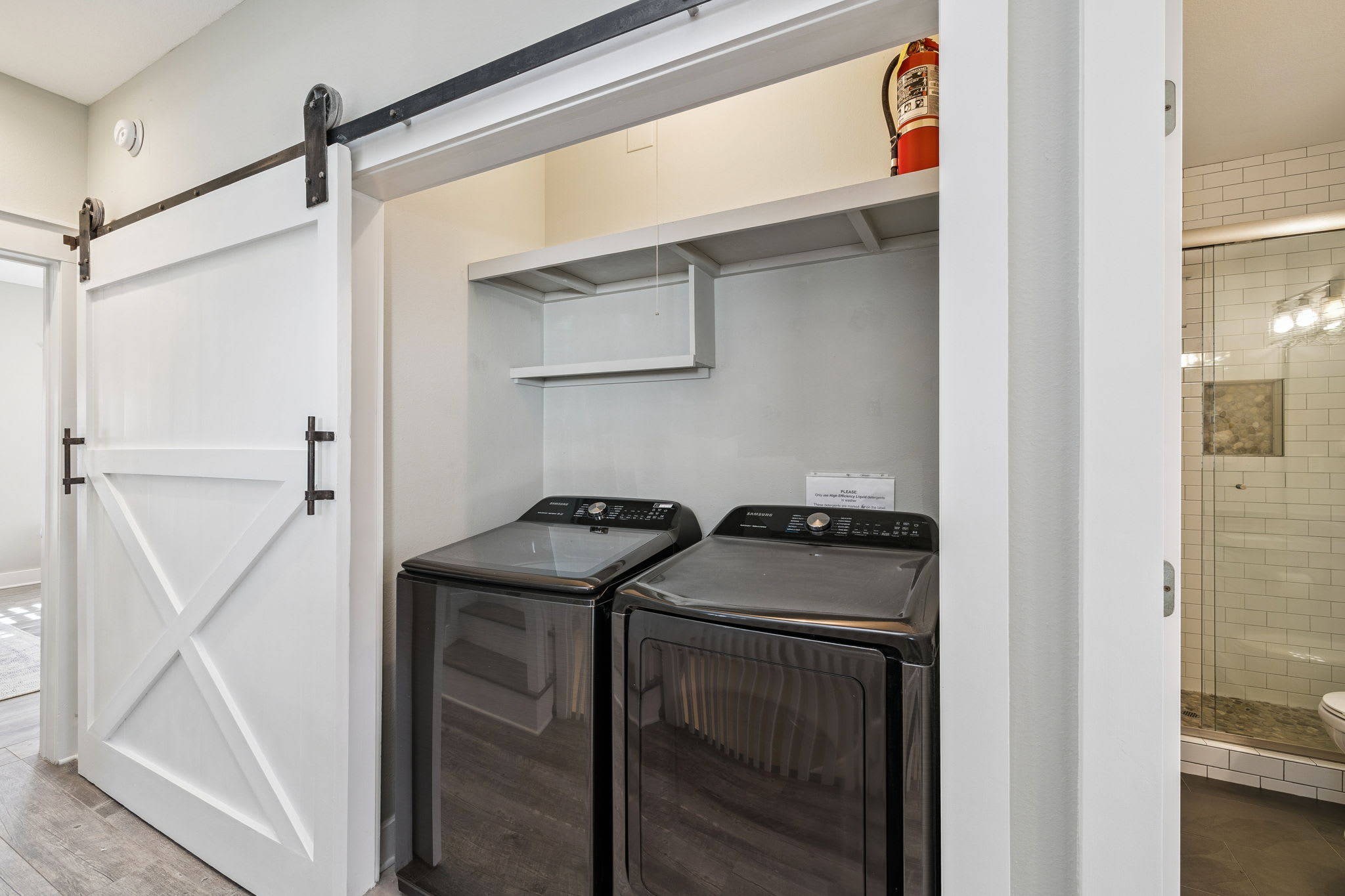 2nd Floor Laundry Room - Full Size Washer & Dryer