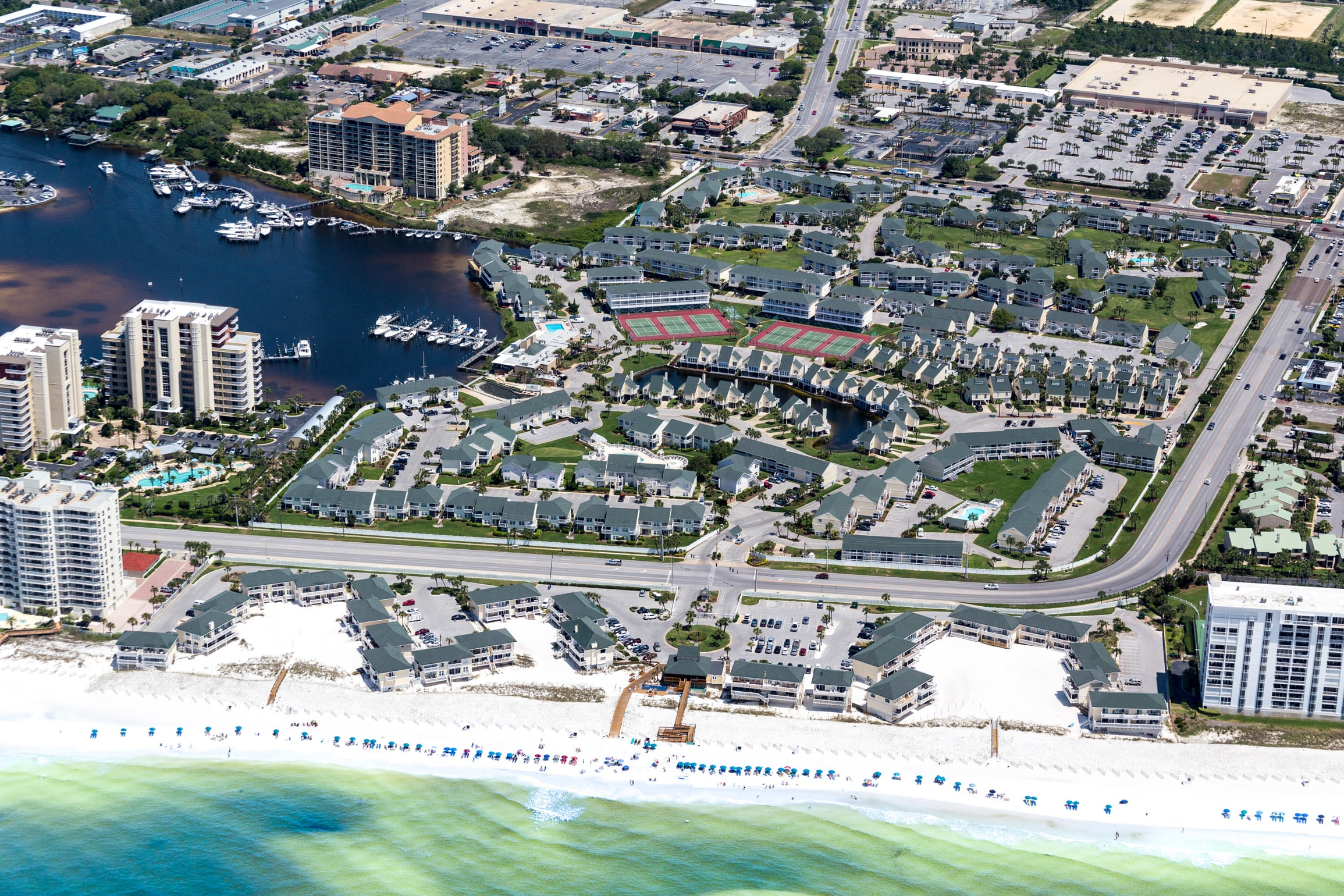 Sandpiper Cove Aerial Shot