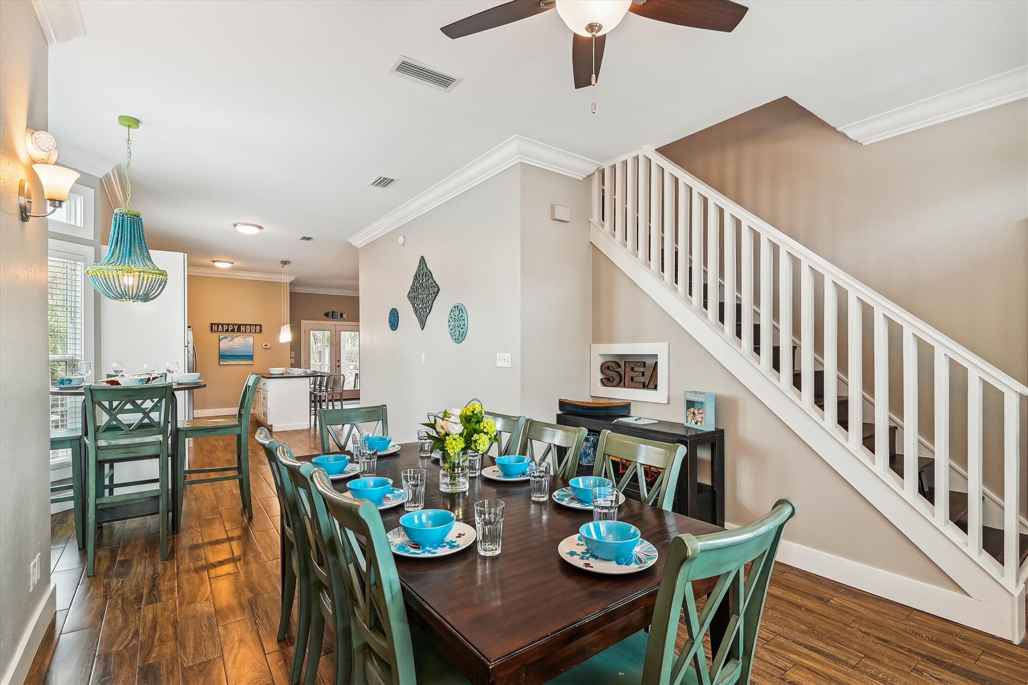 Dining - Two Tables, Offering Seating for 12