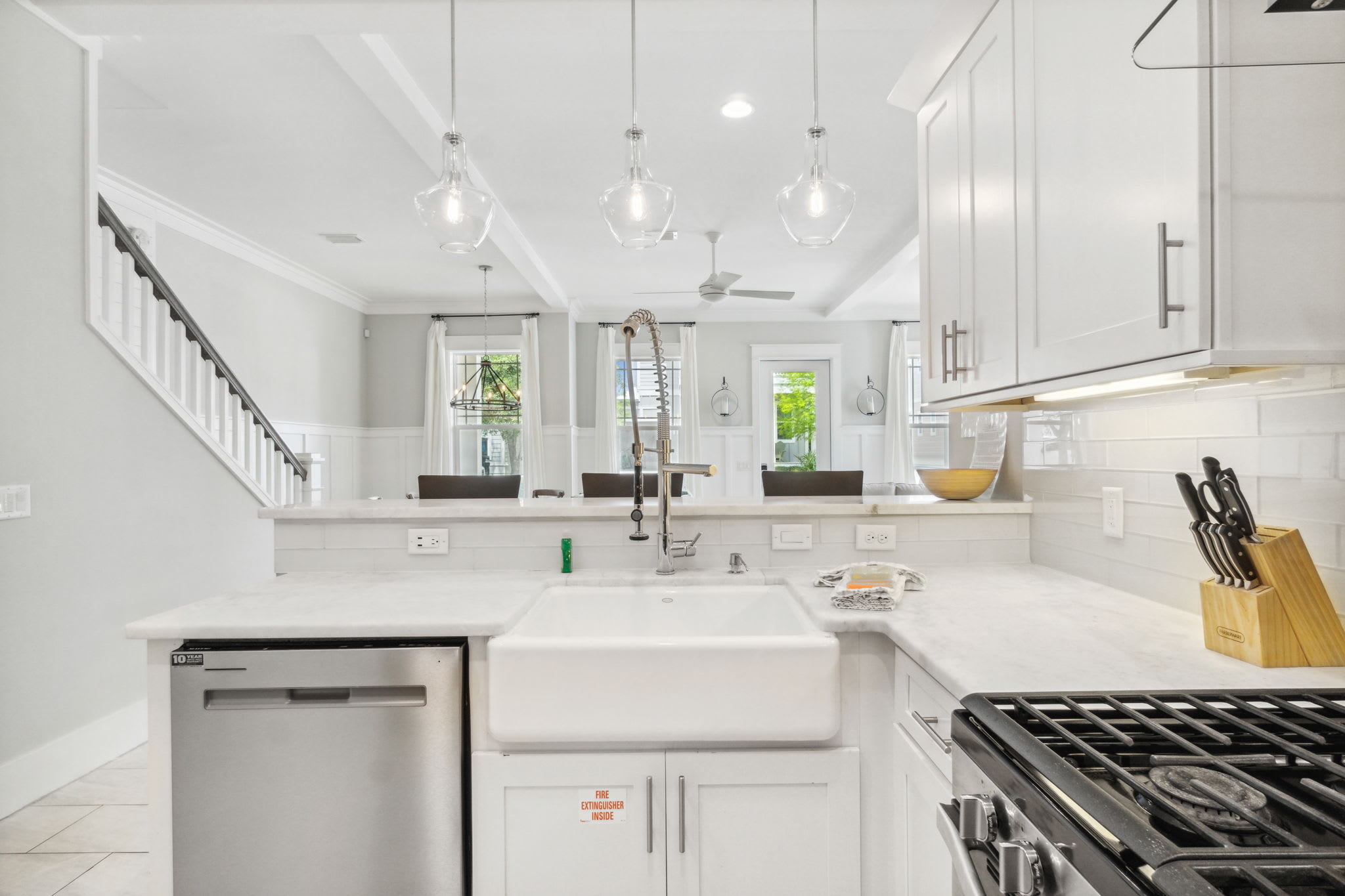 Cook in Style with Stainless Steel Appliances & a Farmhouse Sink