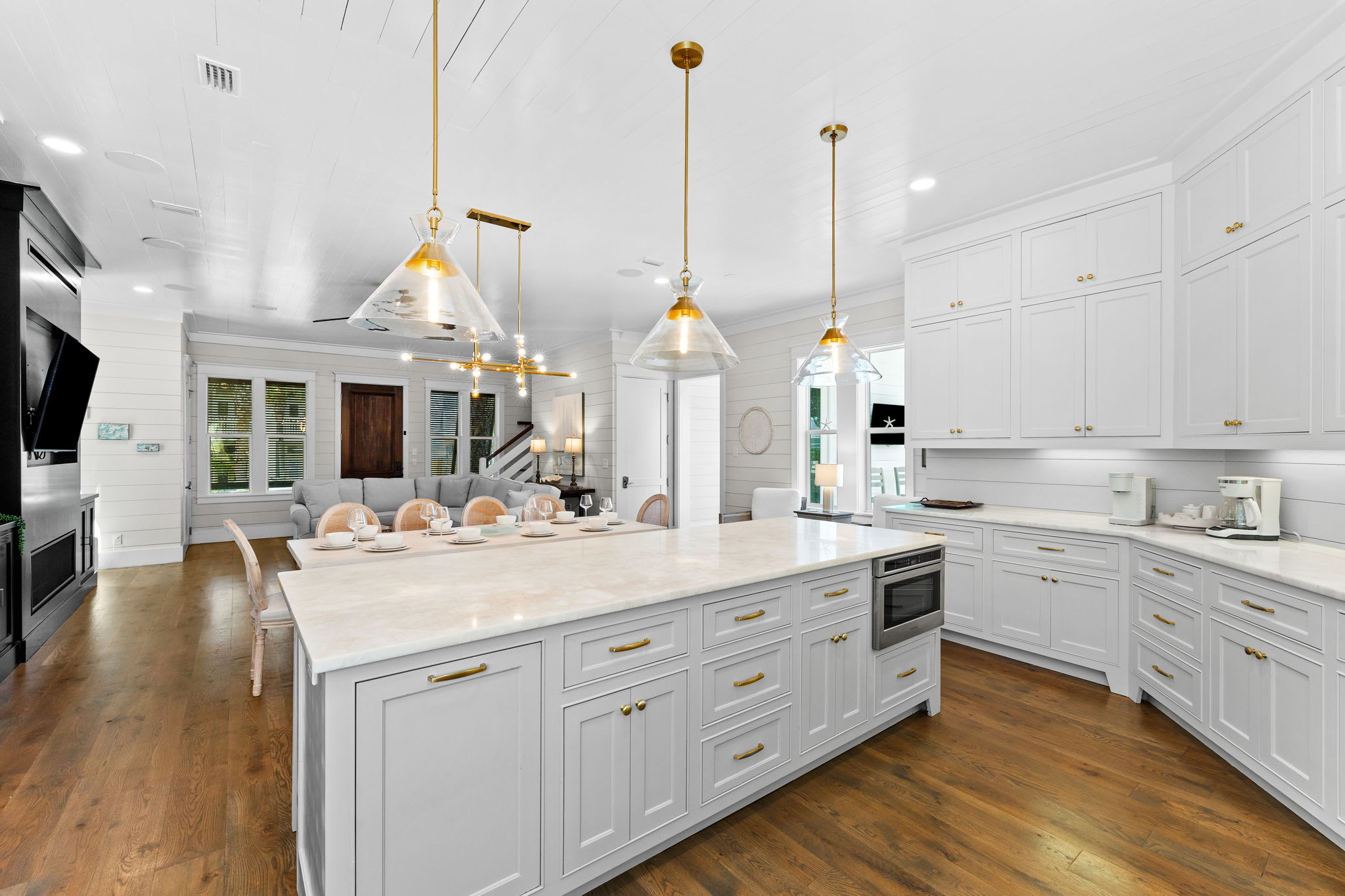 A clean, modern kitchen designed for effortless cooking