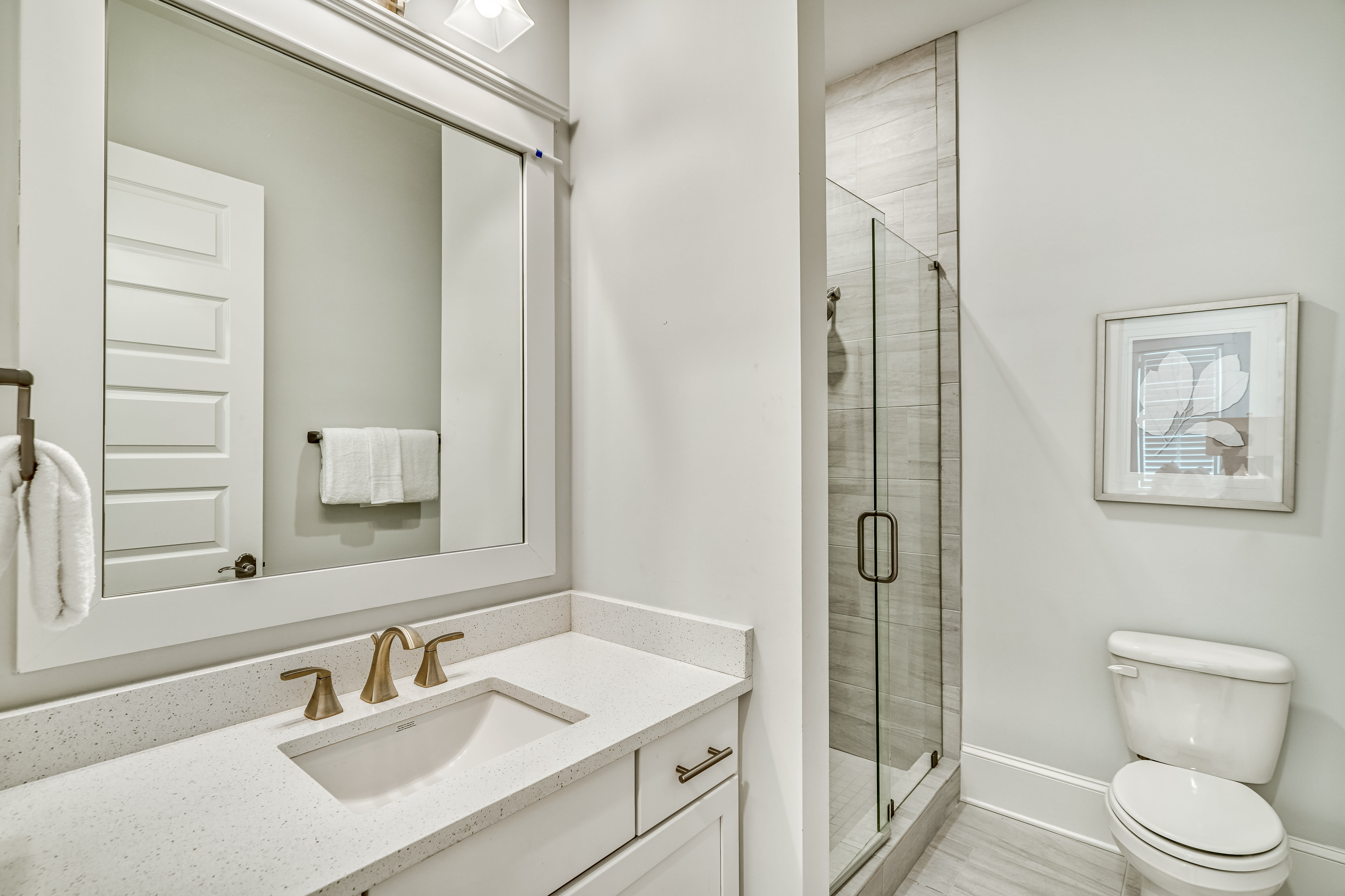 2nd Floor Primary Ensuite - Equipped with a Walk-in Shower