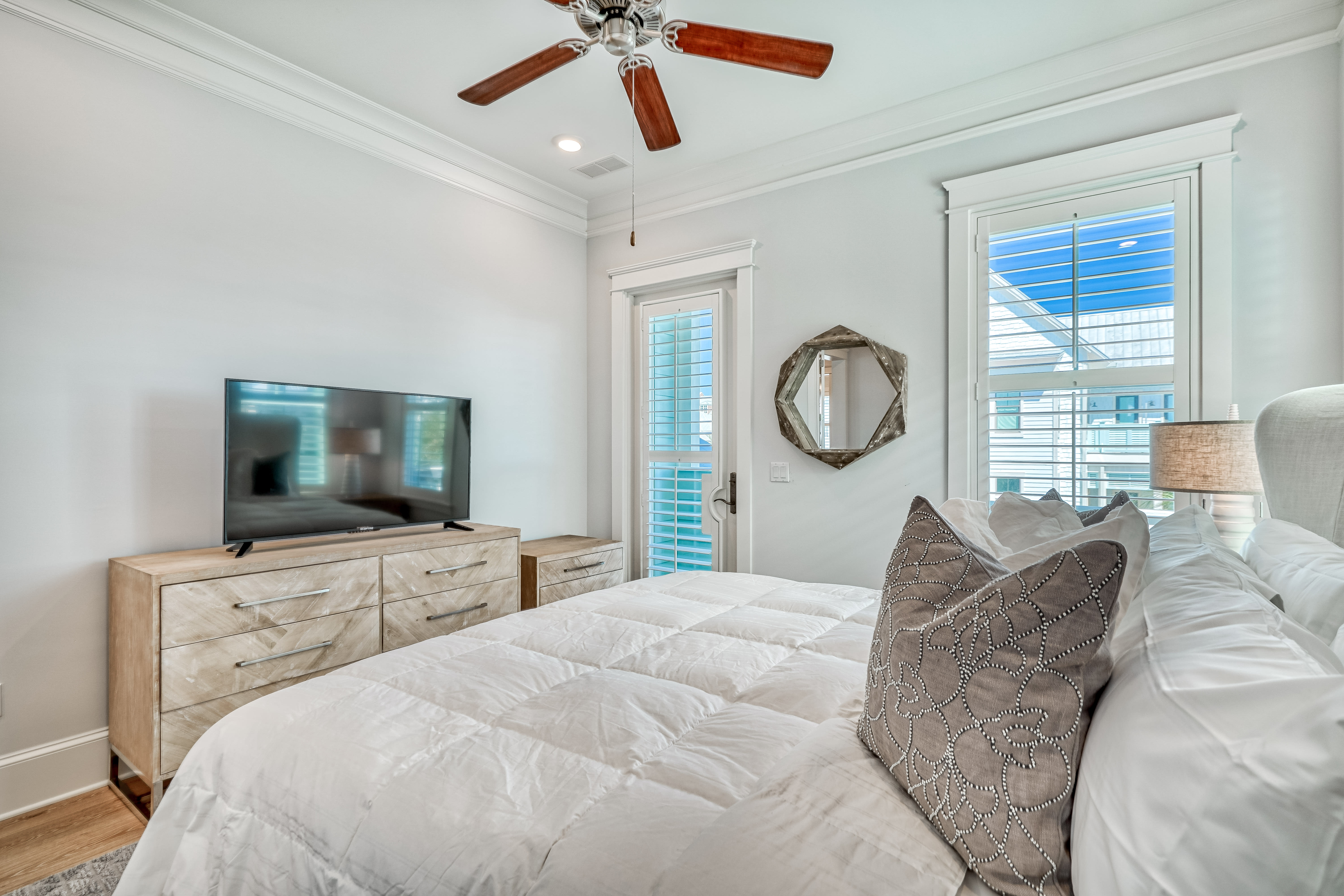 2nd Floor Guest Bedroom - Providing Access to a Private Balcony