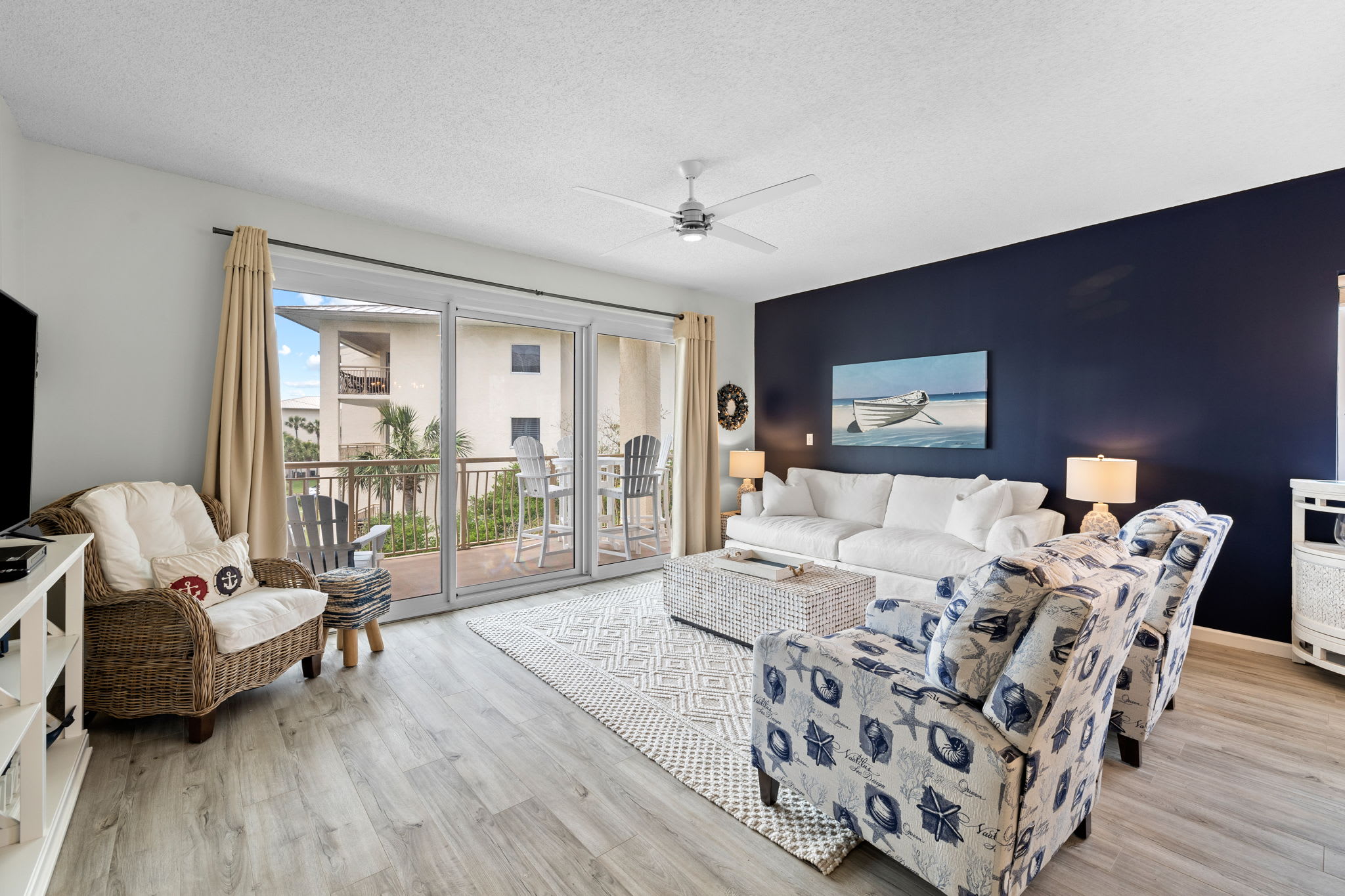 Balcony with Pool Views