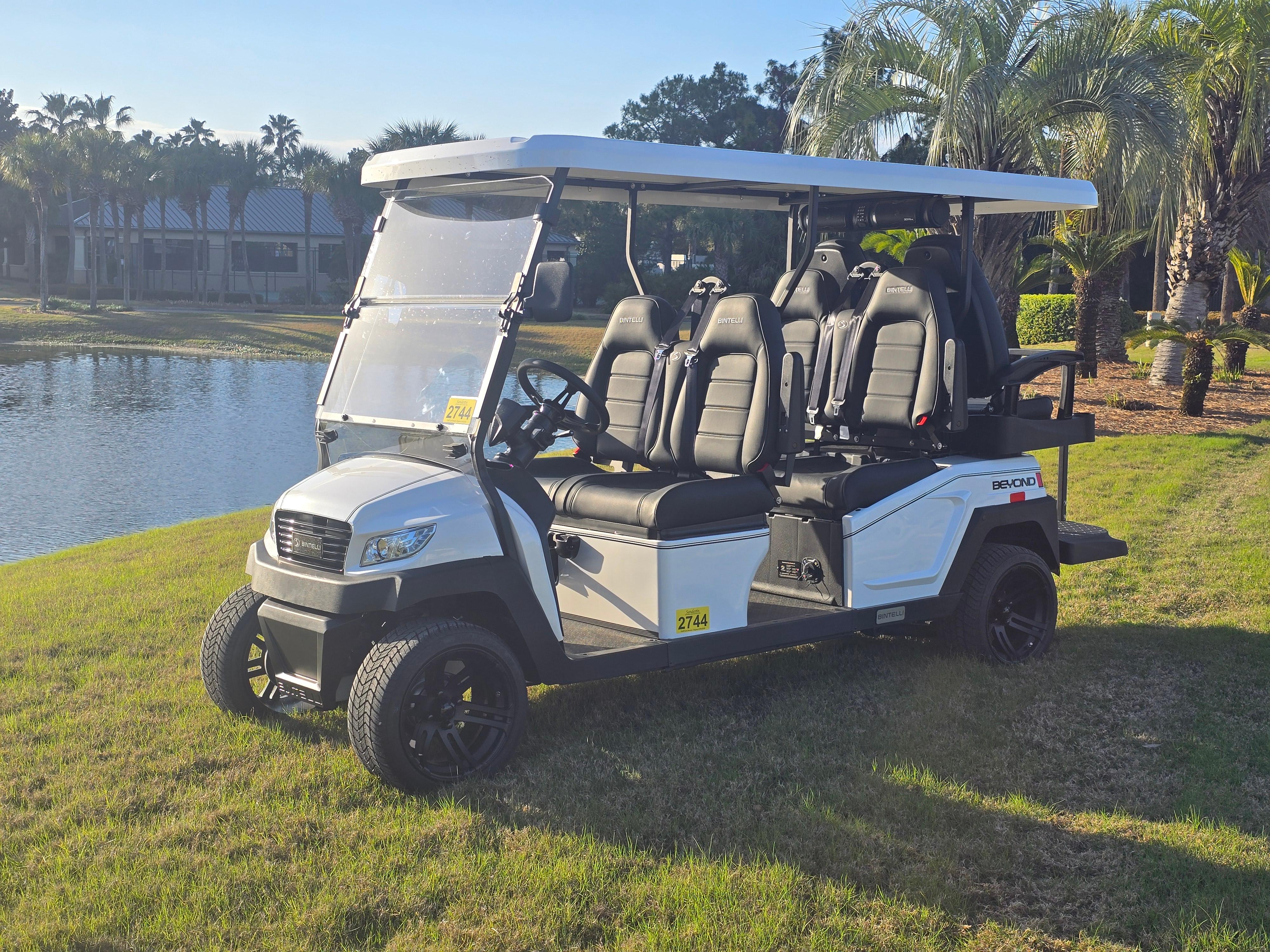 6-Seater Golf Cart Included