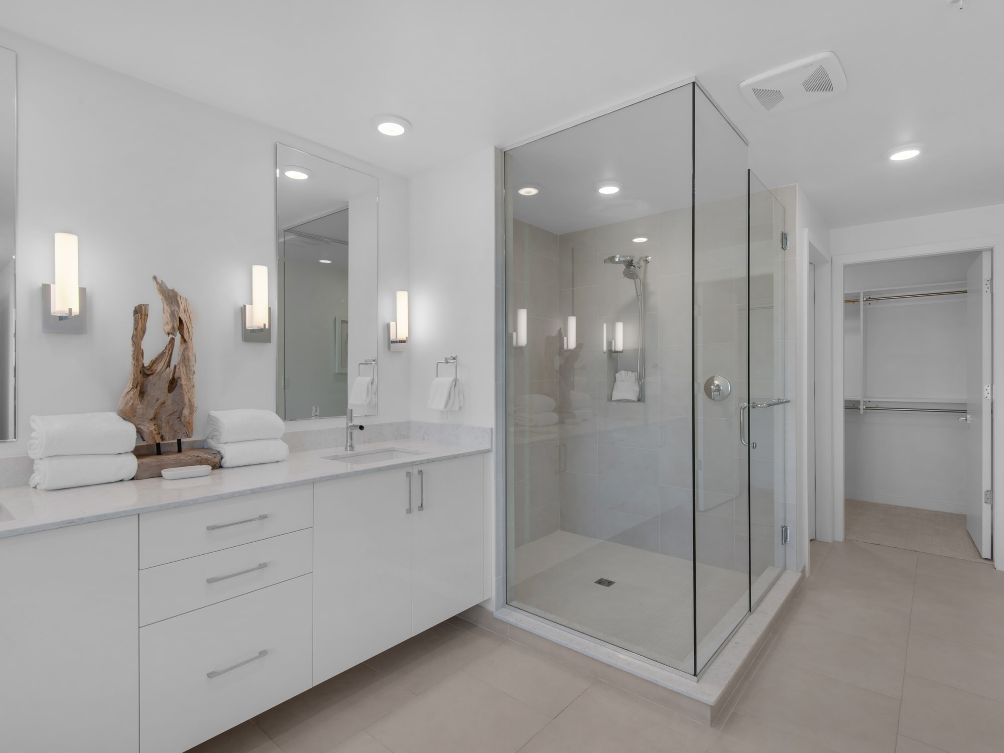 Bathroom 3 with Walk-In Shower and Closet