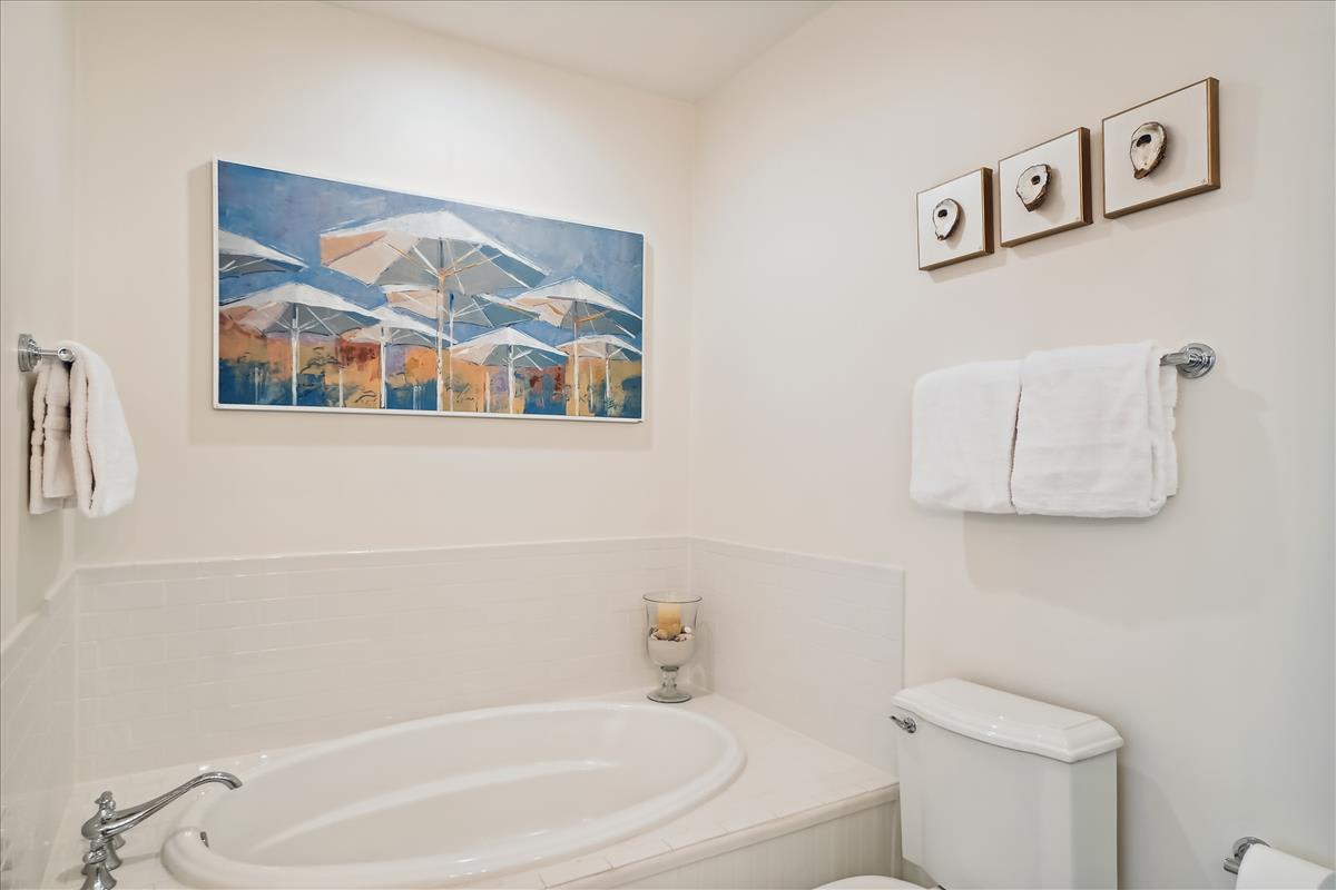 Enjoy the Soaking Tub in the Primary King En-Suite