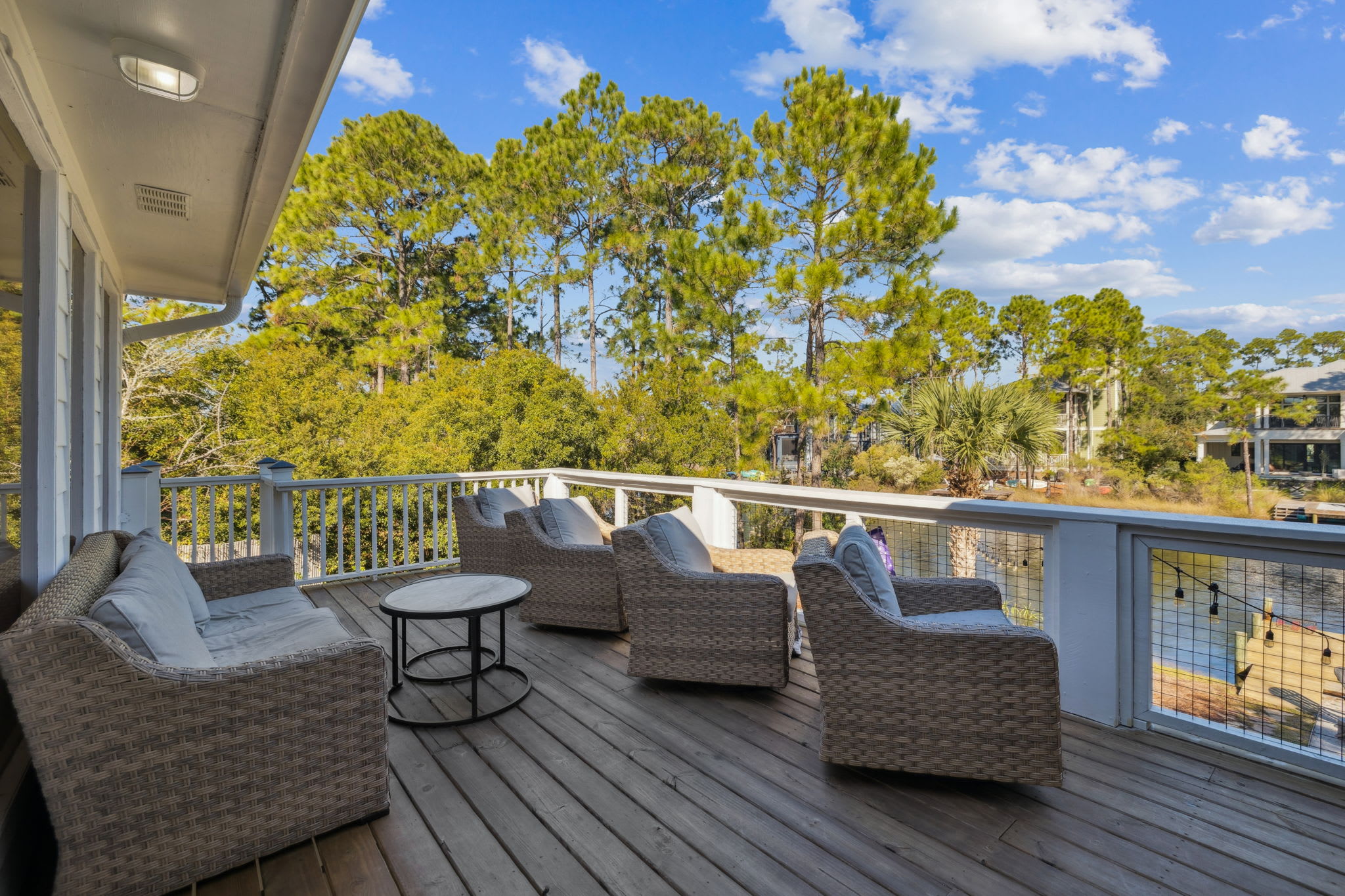 Take in the Views from the 2nd Floor Balcony