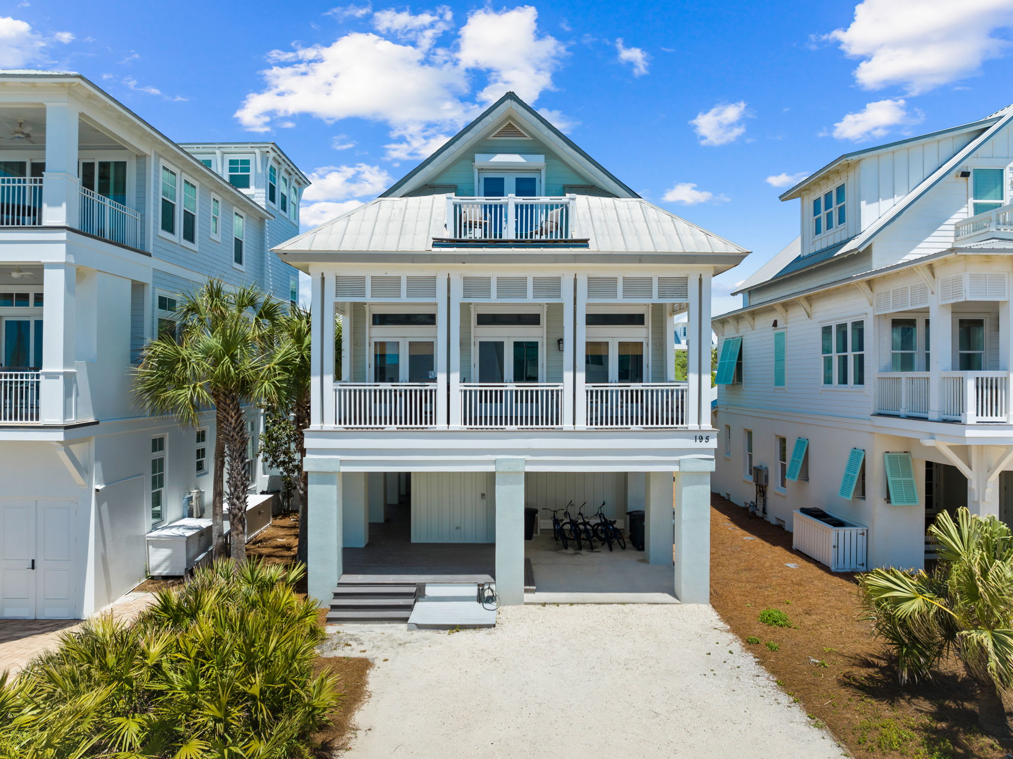 Driveway parking is so nice in South Walton!