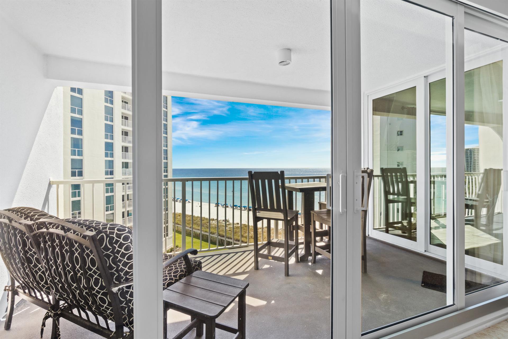 Step onto your private balcony where ocean breezes and stunning sea views await your morning coffee.