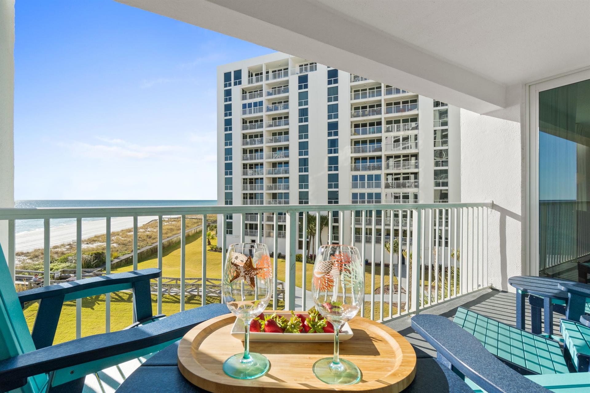 Sip your morning coffee on your private balcony while enjoying stunning ocean views and watching the sunrise paint the sky.