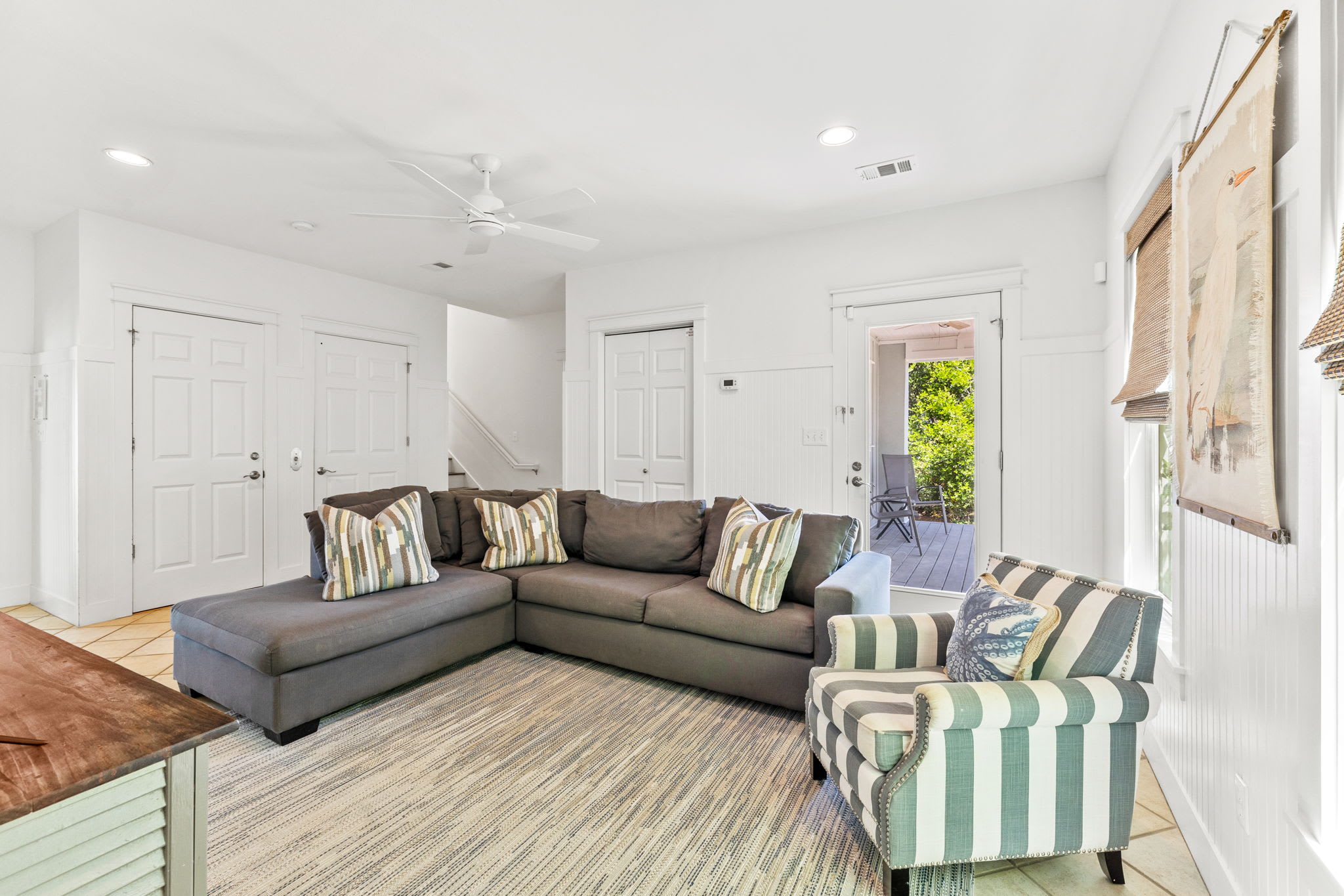 First Floor Living Area - Providing Direct Access to a Porch