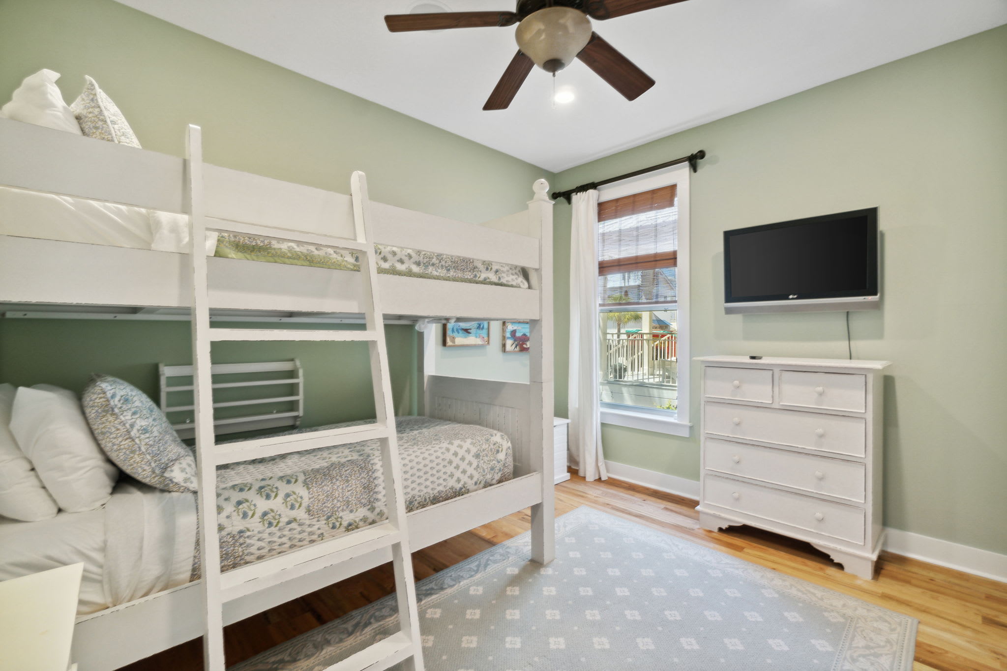 1st Floor Bunk Room - Furnished with a Twin over Twin Bunk Bed