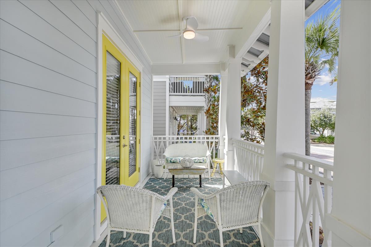 Front Porch - Fitted with Exterior Seating for Four