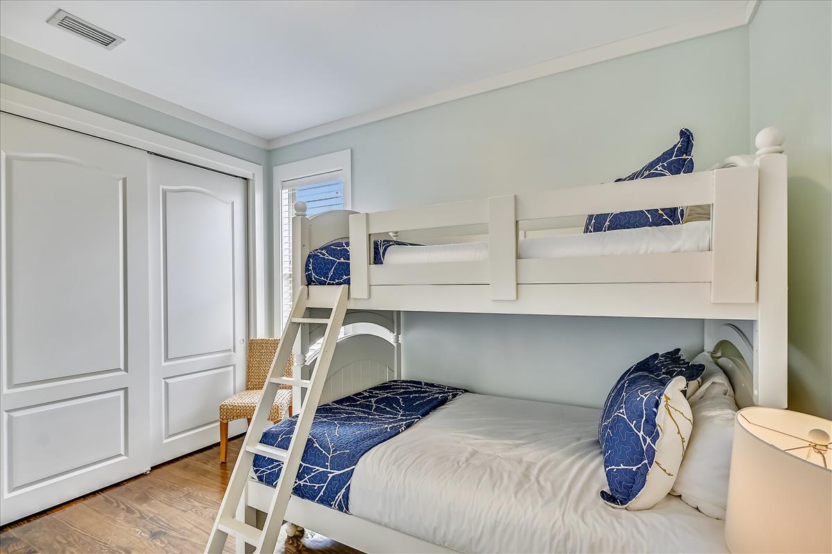 2nd Floor Bunk Room - Furnished with a Twin over Full Bunk Bed