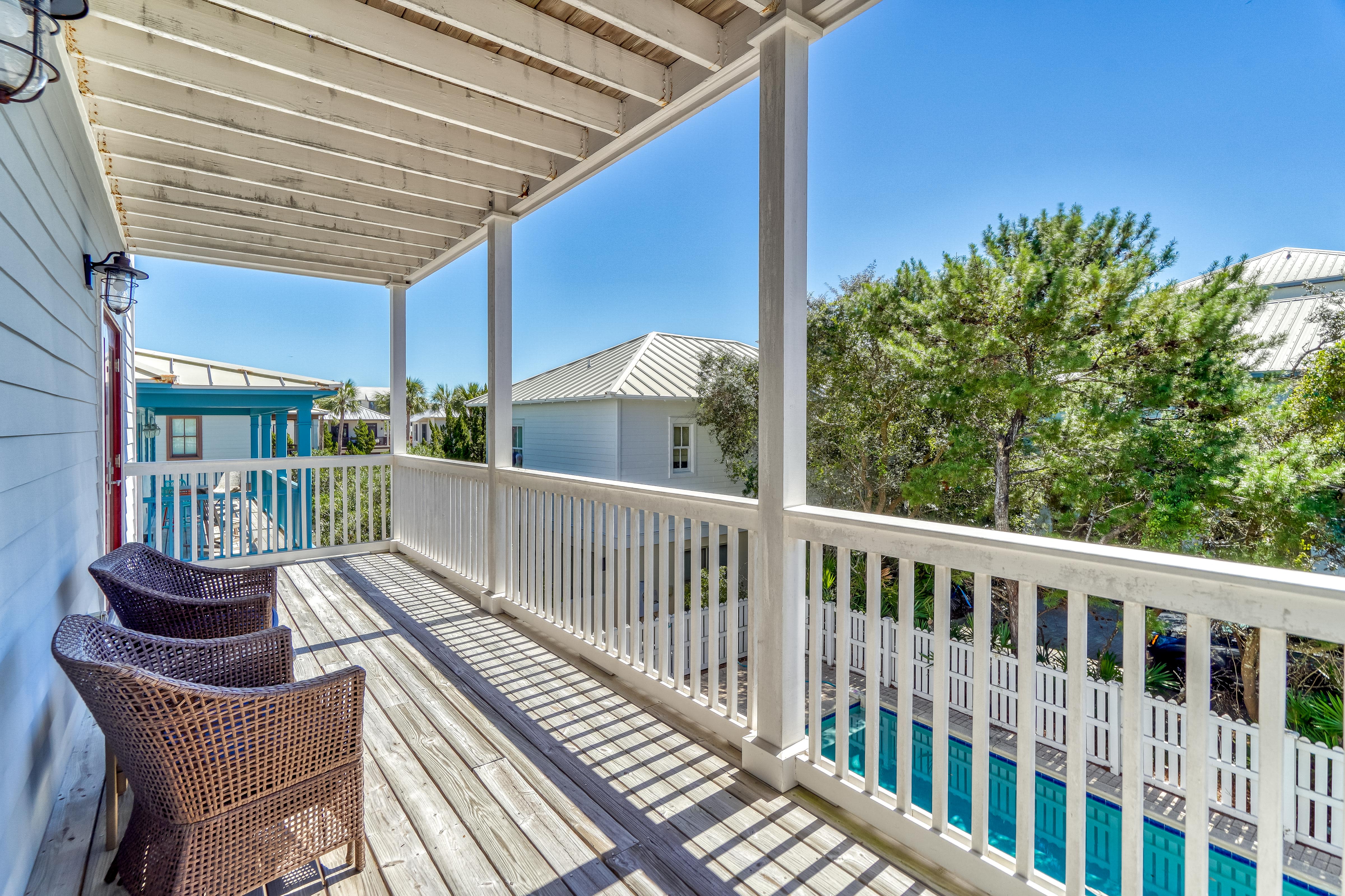 2nd Floor Balcony - Overlooking Private Pool