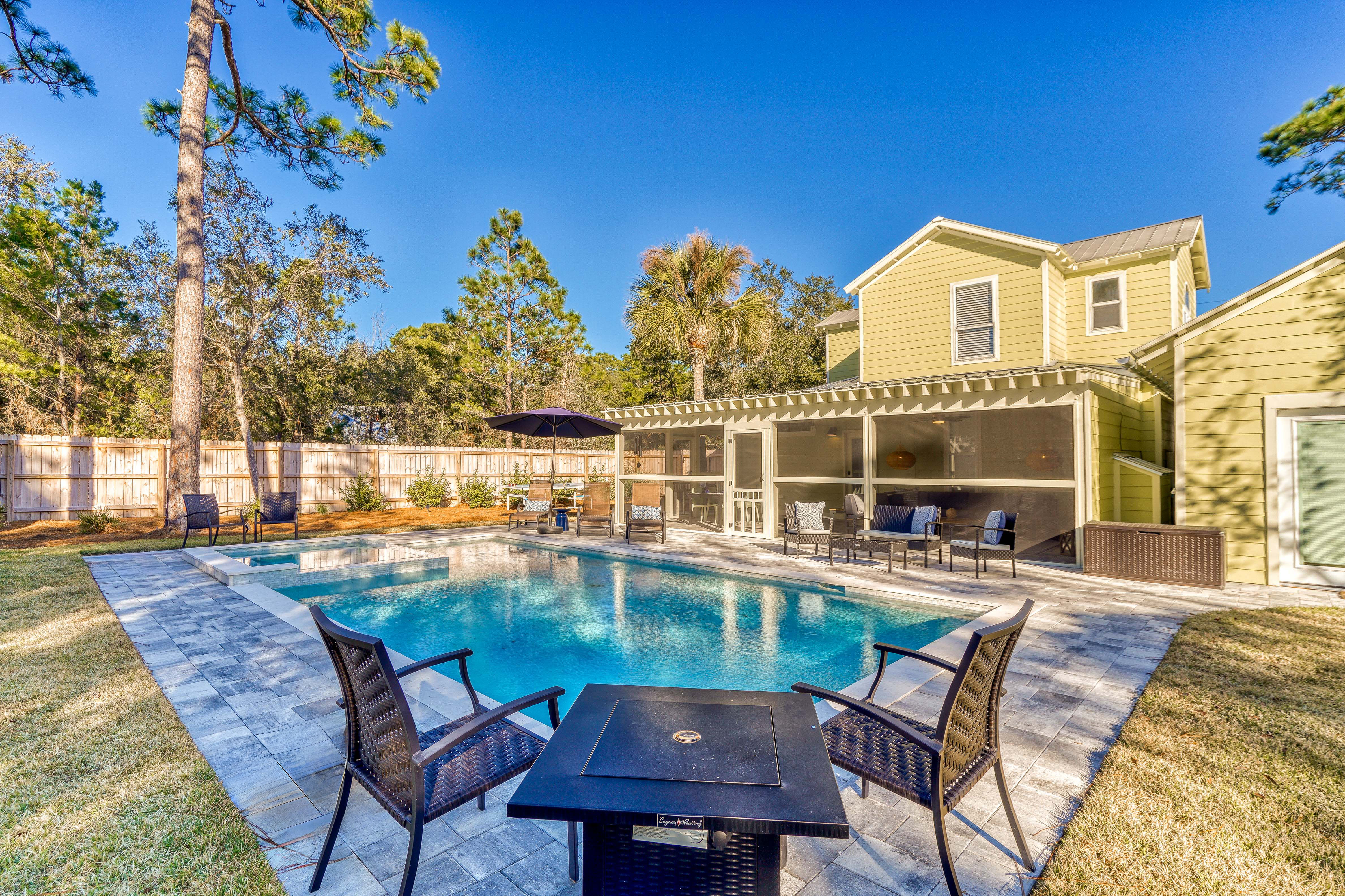 Pool Deck - Complete with a Fire Feature