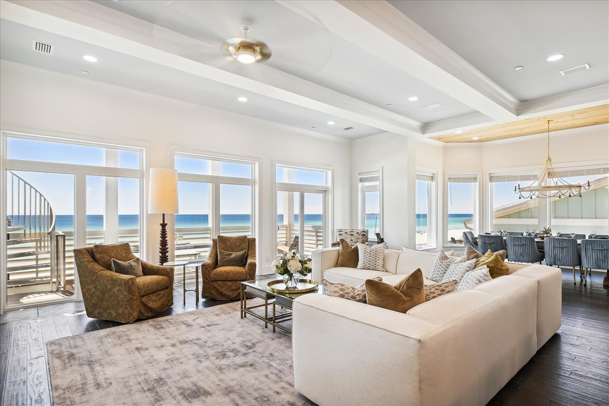 Stunny Gulf Views Surrounding the 2nd Floor Living Space