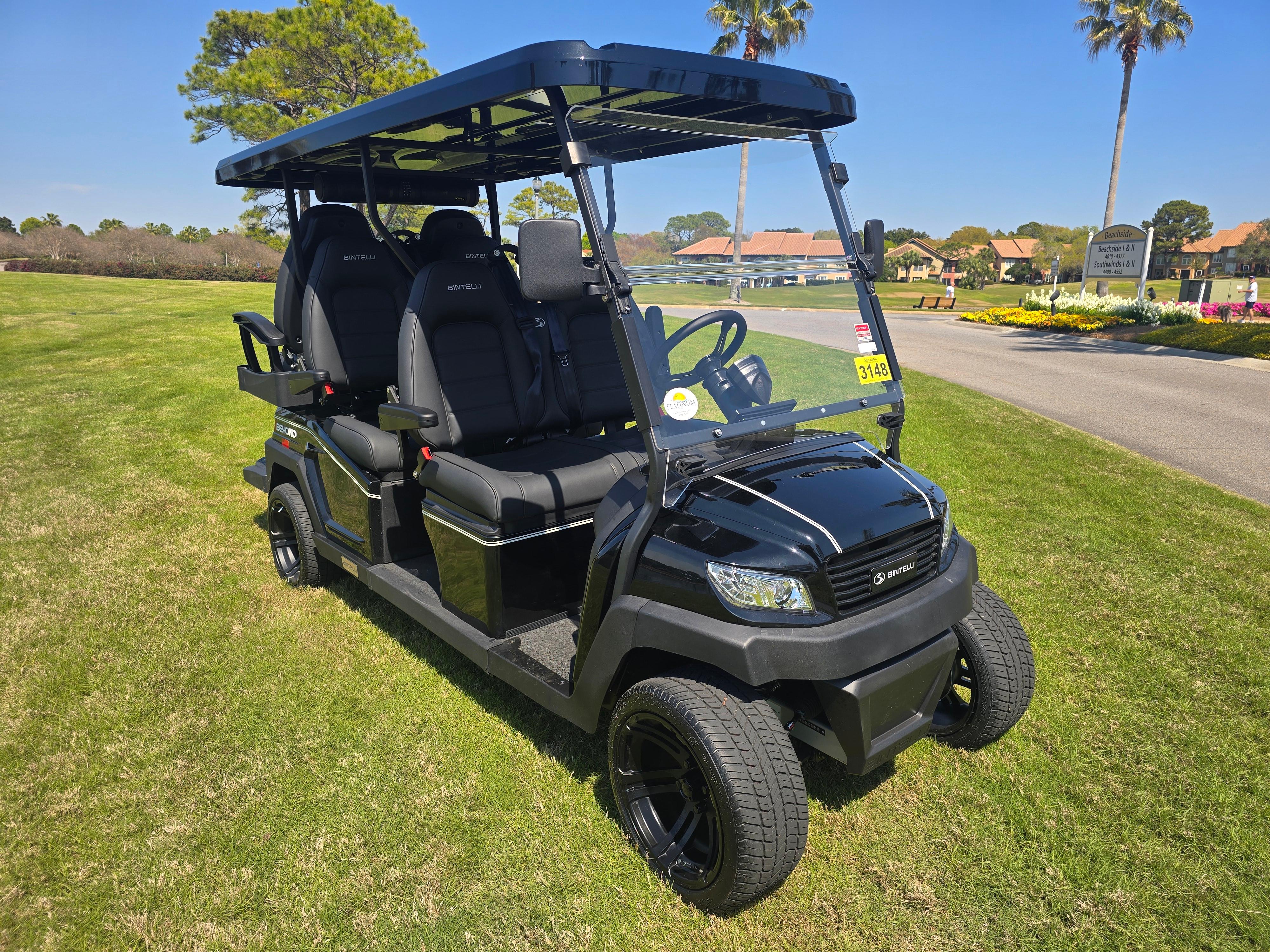 6-passenger Golf Cart now included