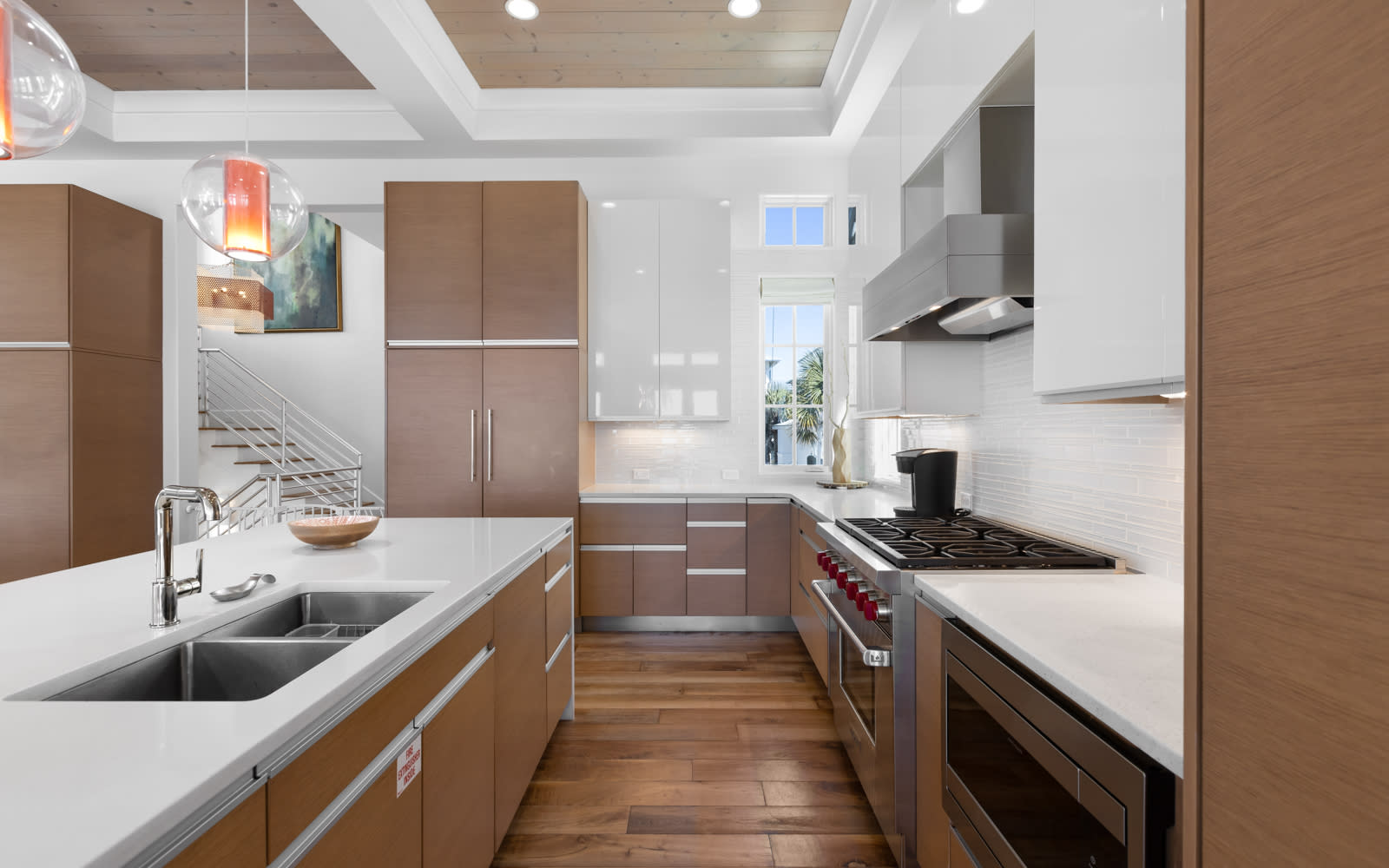 Your fully-equipped modern kitchen invites culinary adventures with sleek appliances and pristine countertops perfect for preparing memorable meals.