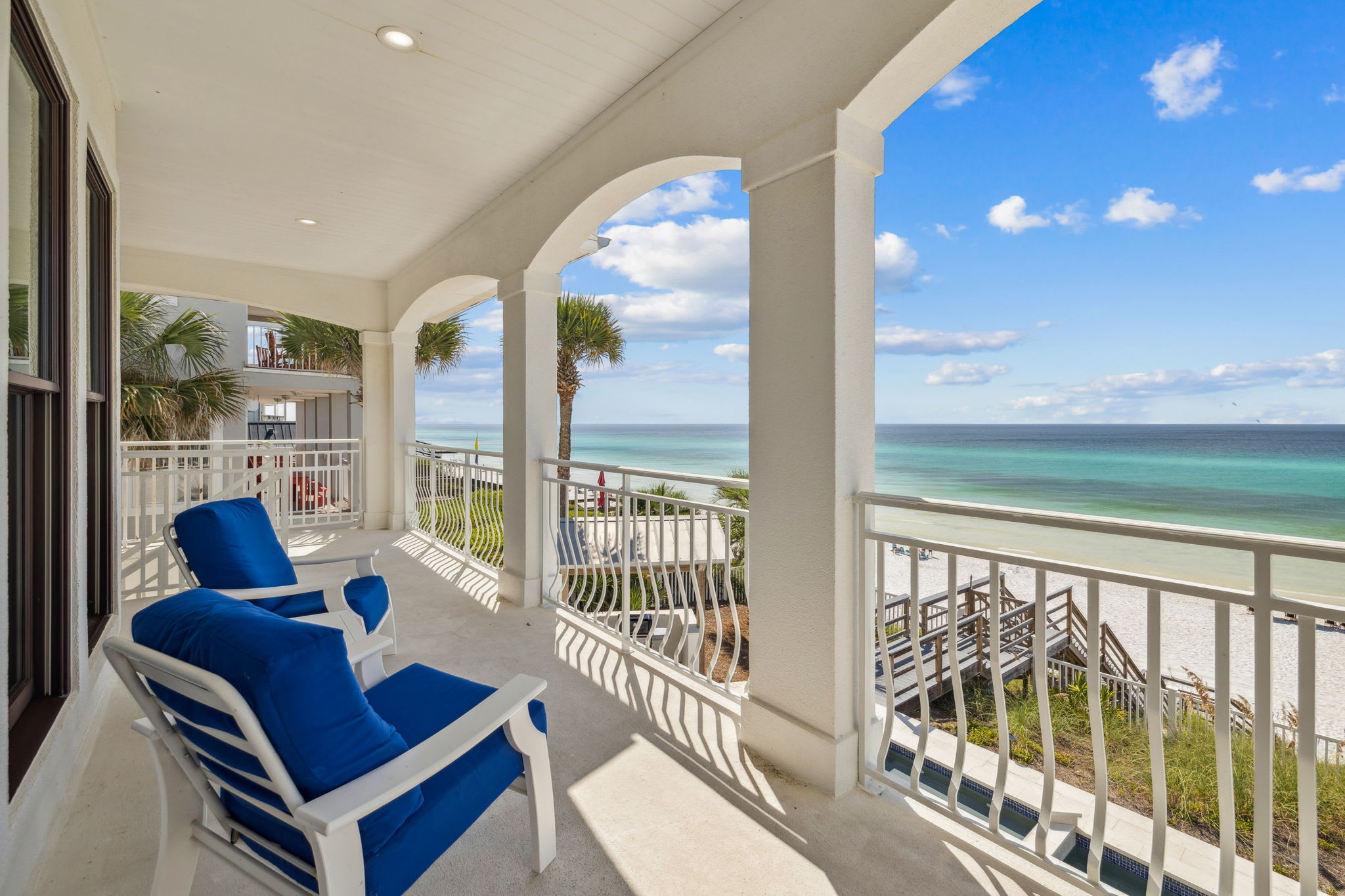 2nd Floor - Gulf Front Balcony Off the Living Area