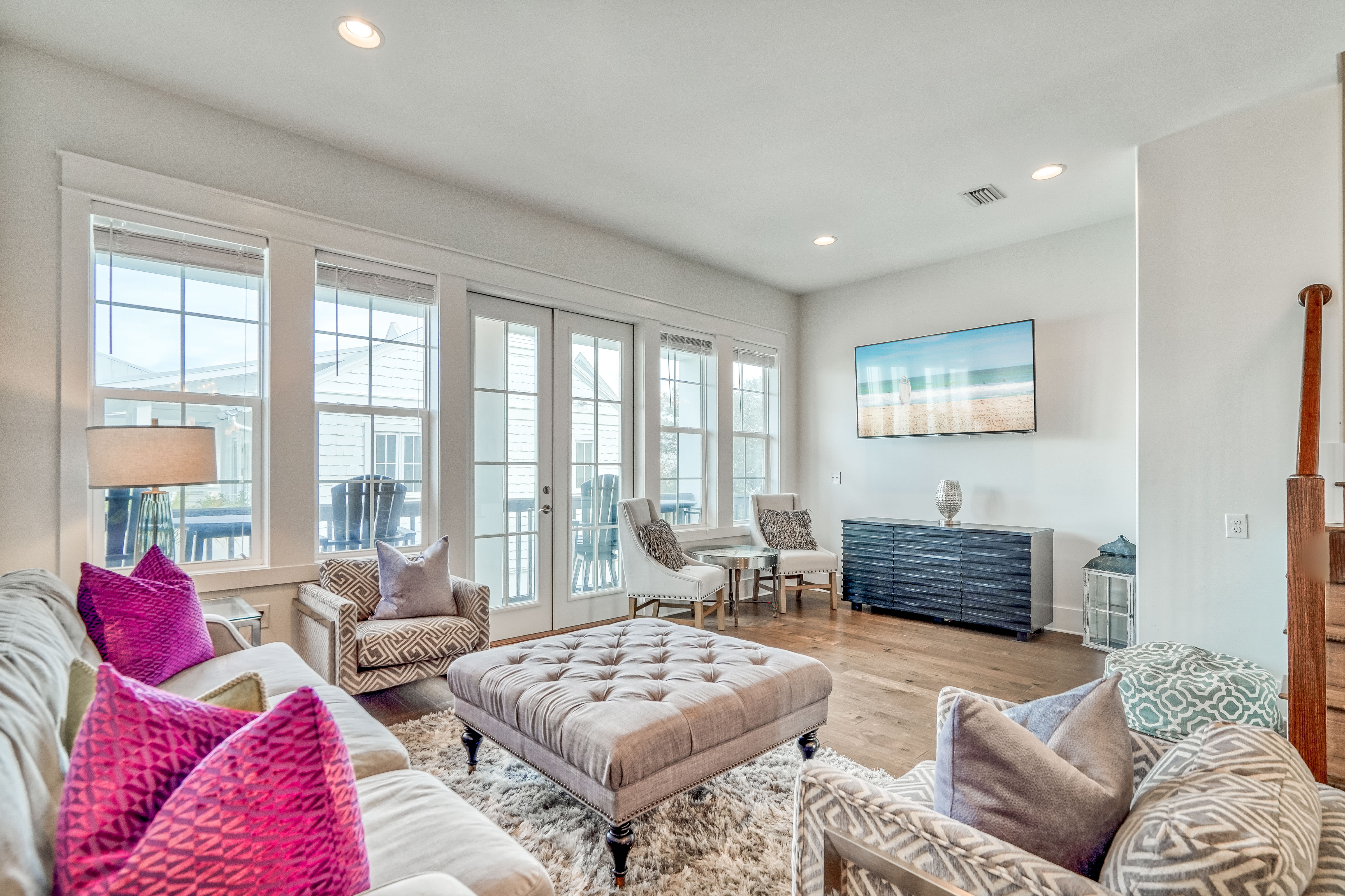 Living Room - Offering Direct Access to a Balcony