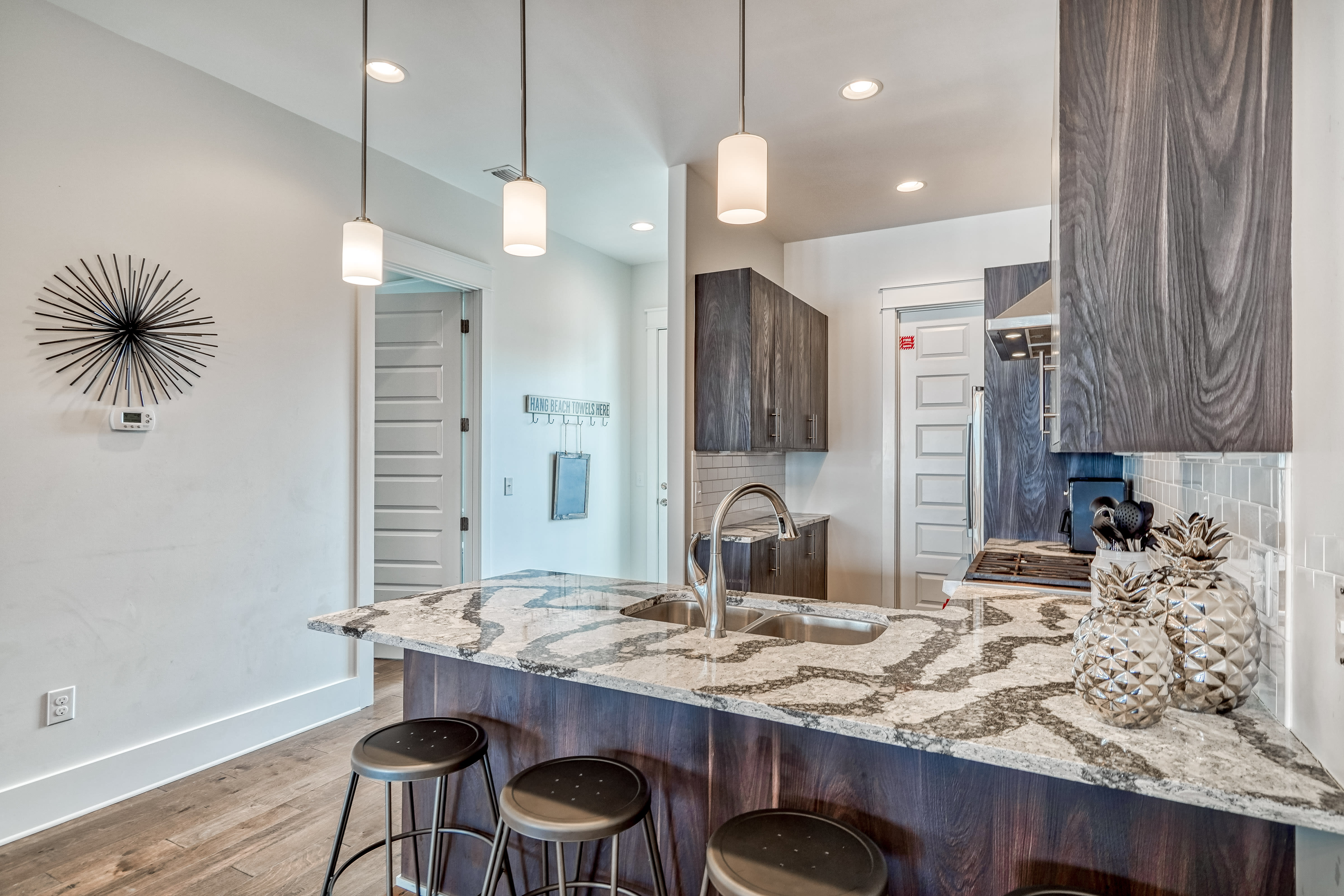 2nd Floor Kitchen - Offering Seating for Four at the Bar