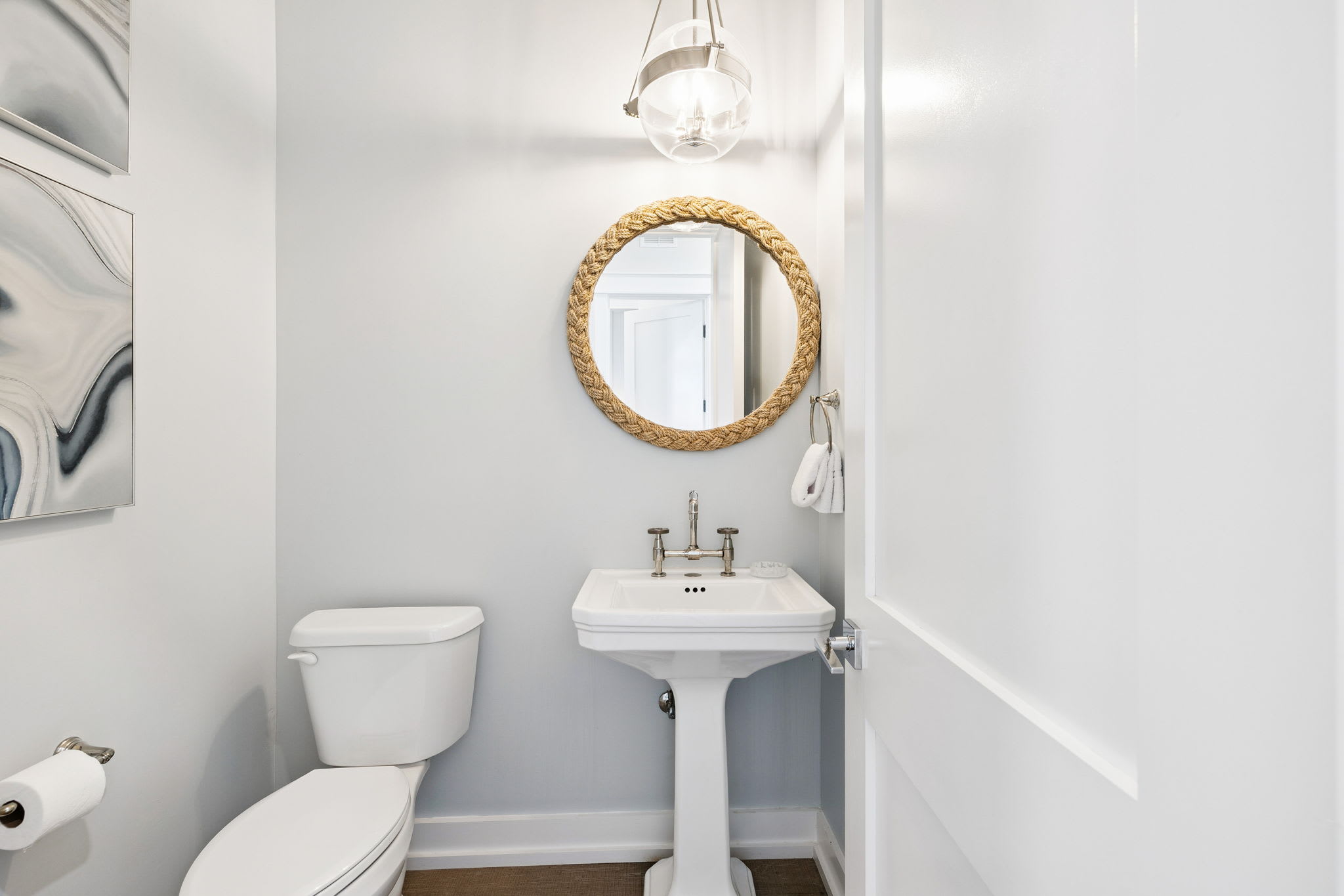 2nd Floor Powder Room - Located Off the Kitchen