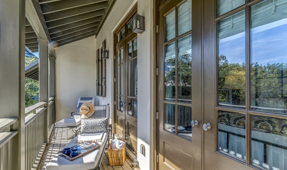 2nd Floor Balcony - Right Off the Primary King Suite