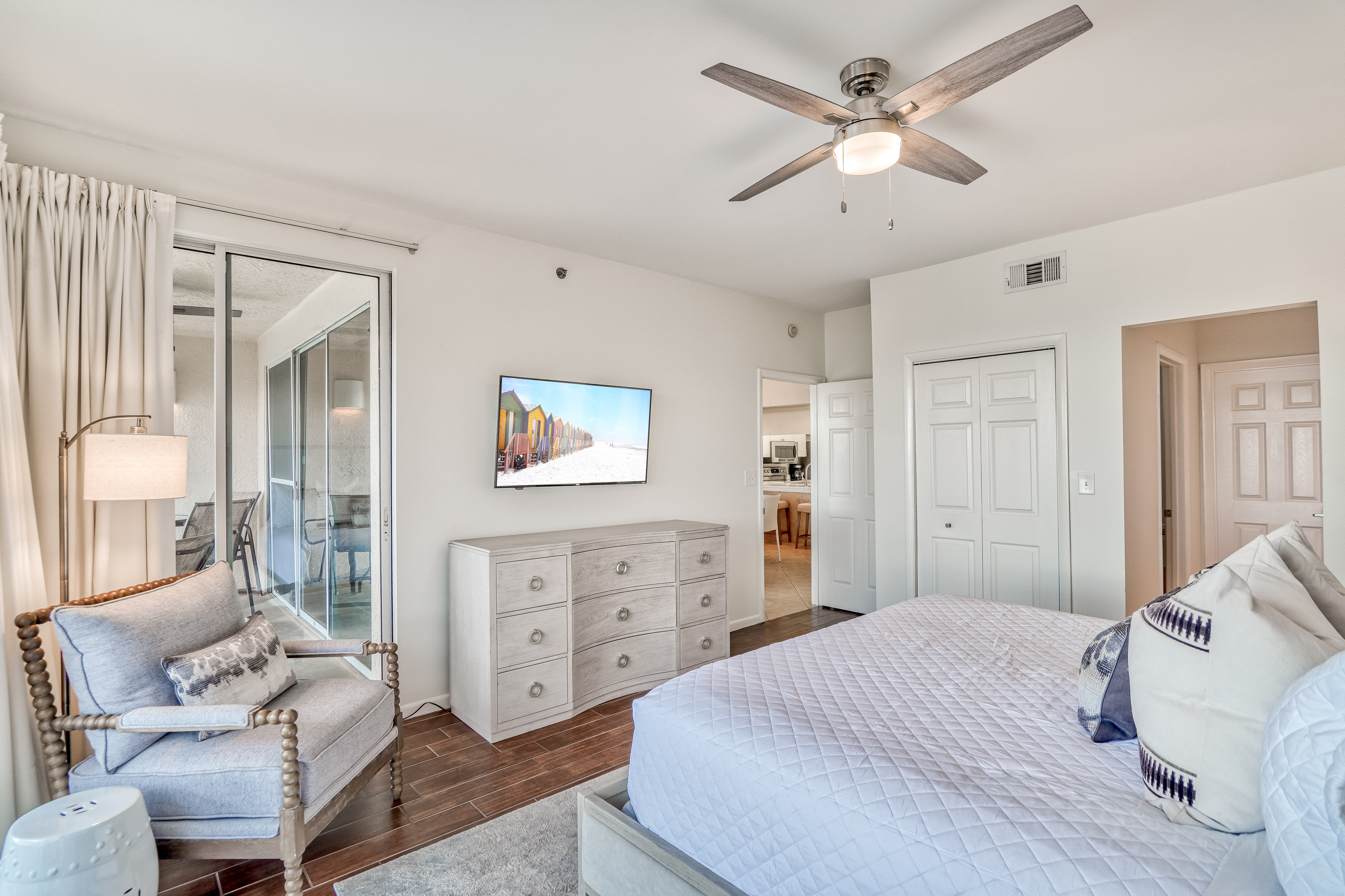 Primary Suite - Providing Private Access to the Shared Balcony