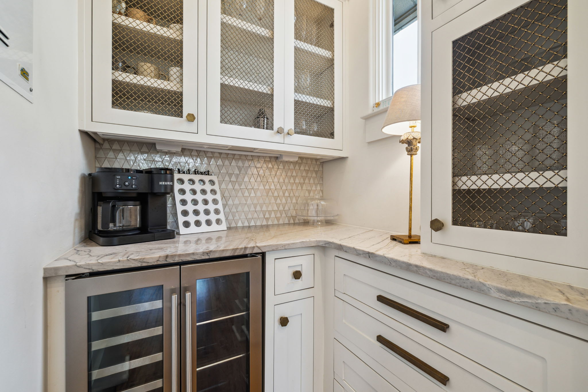 All Your Cooking Needs - Including a Wine Cooler & Coffee Bar!