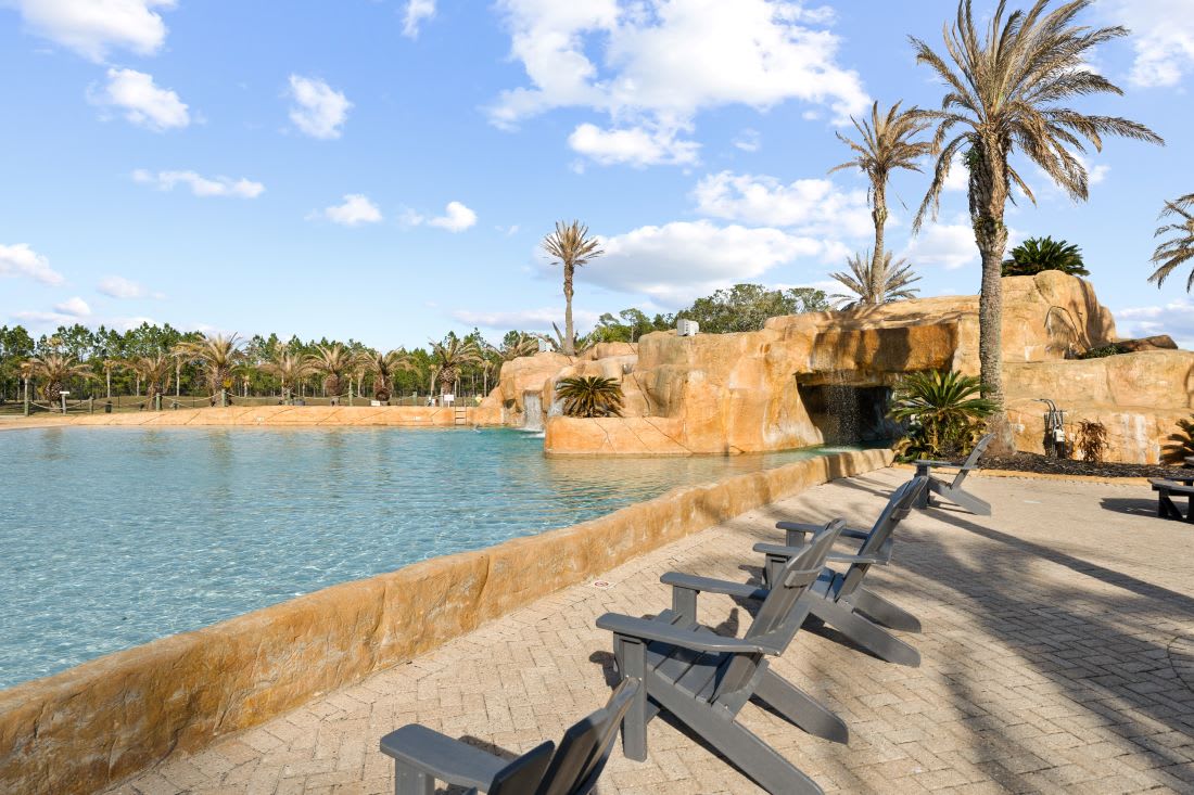 9 The Wharf Oasis Pool Lounge Area and Grotto