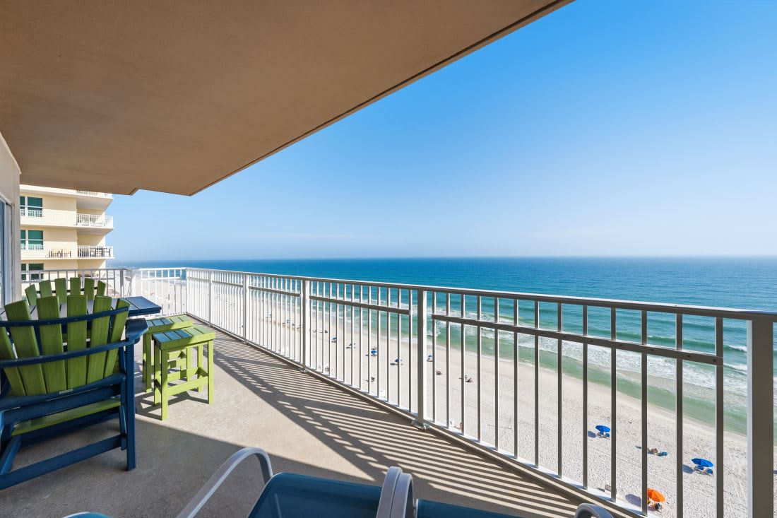Crystal Shores West 601 Gulf Front Balcony
