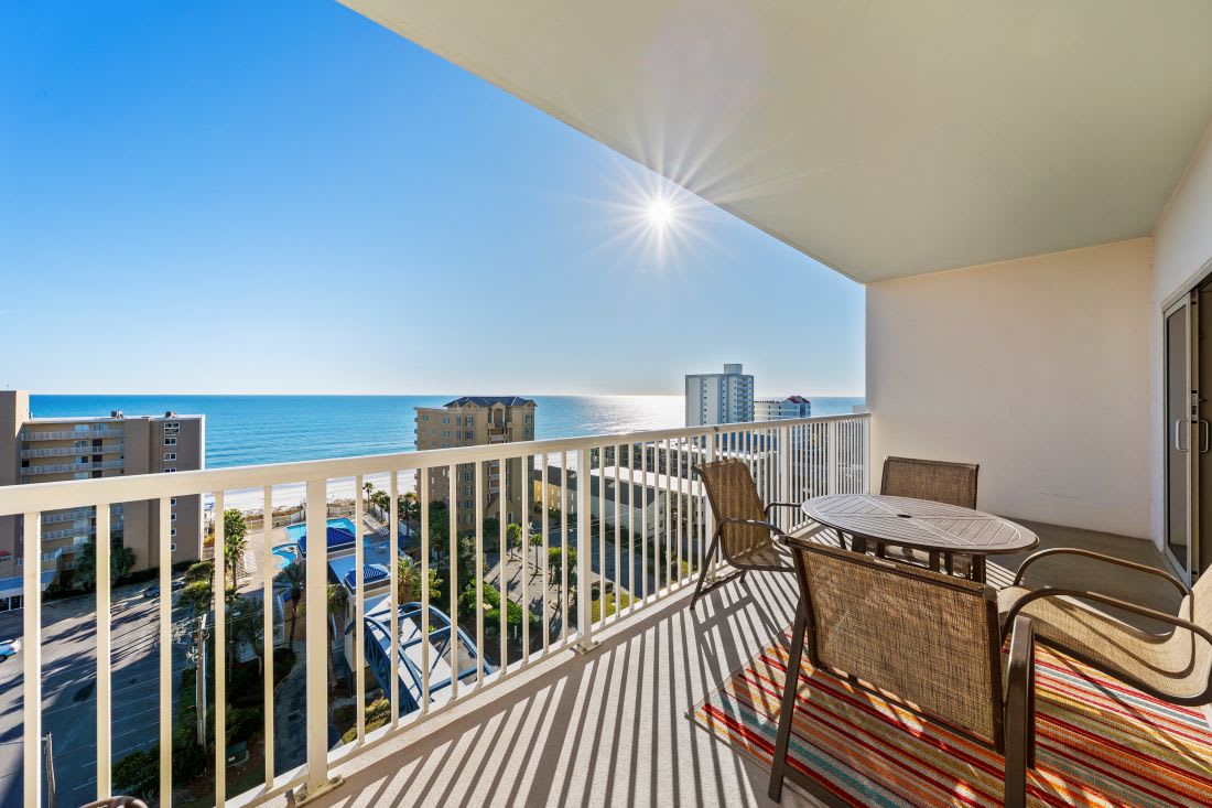 Ocean views stretch endlessly from your private balcony, where morning coffee tastes better with the sound of waves below.