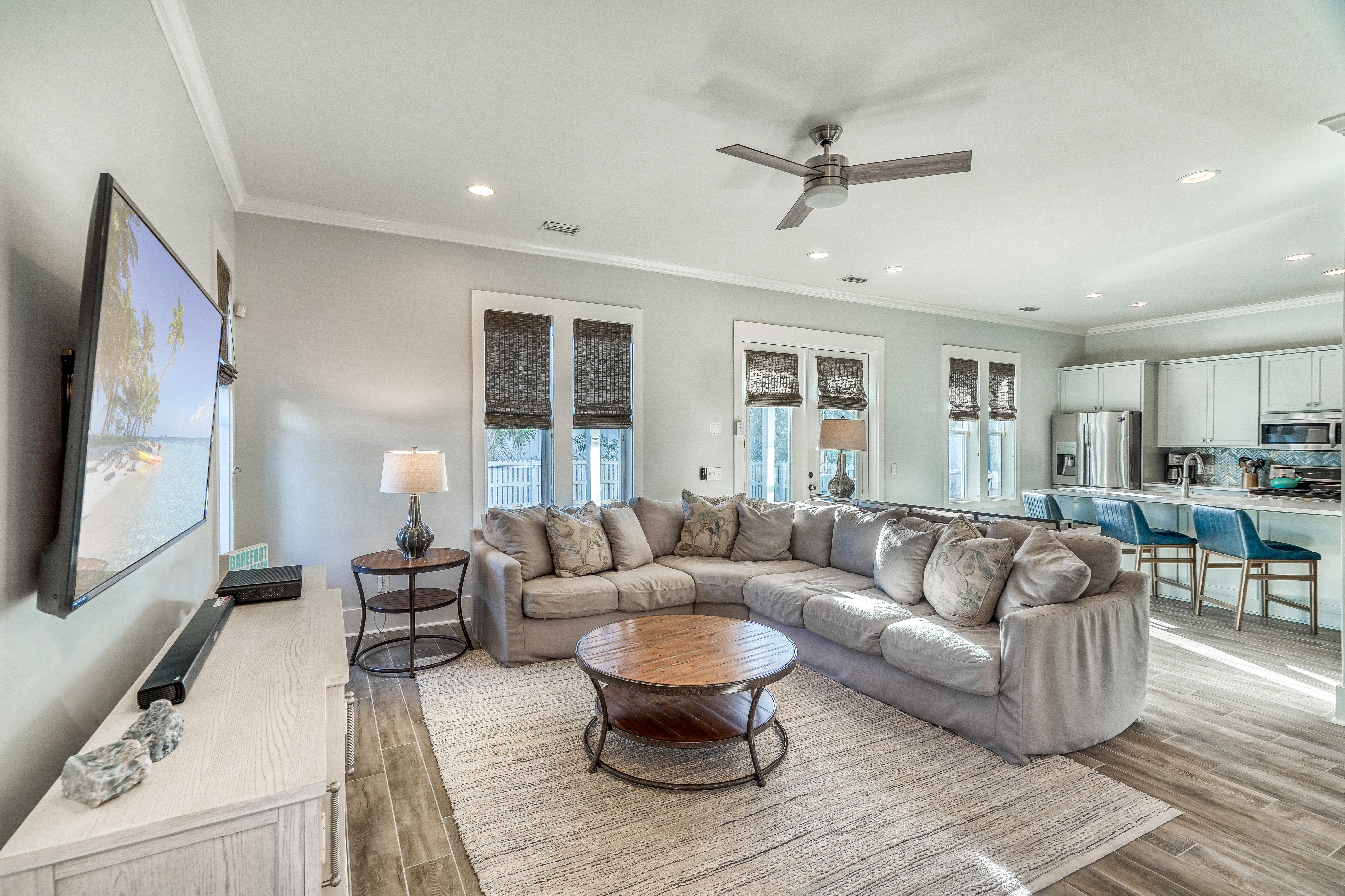 Living Room - Equipped with a Large Flat Screen TV