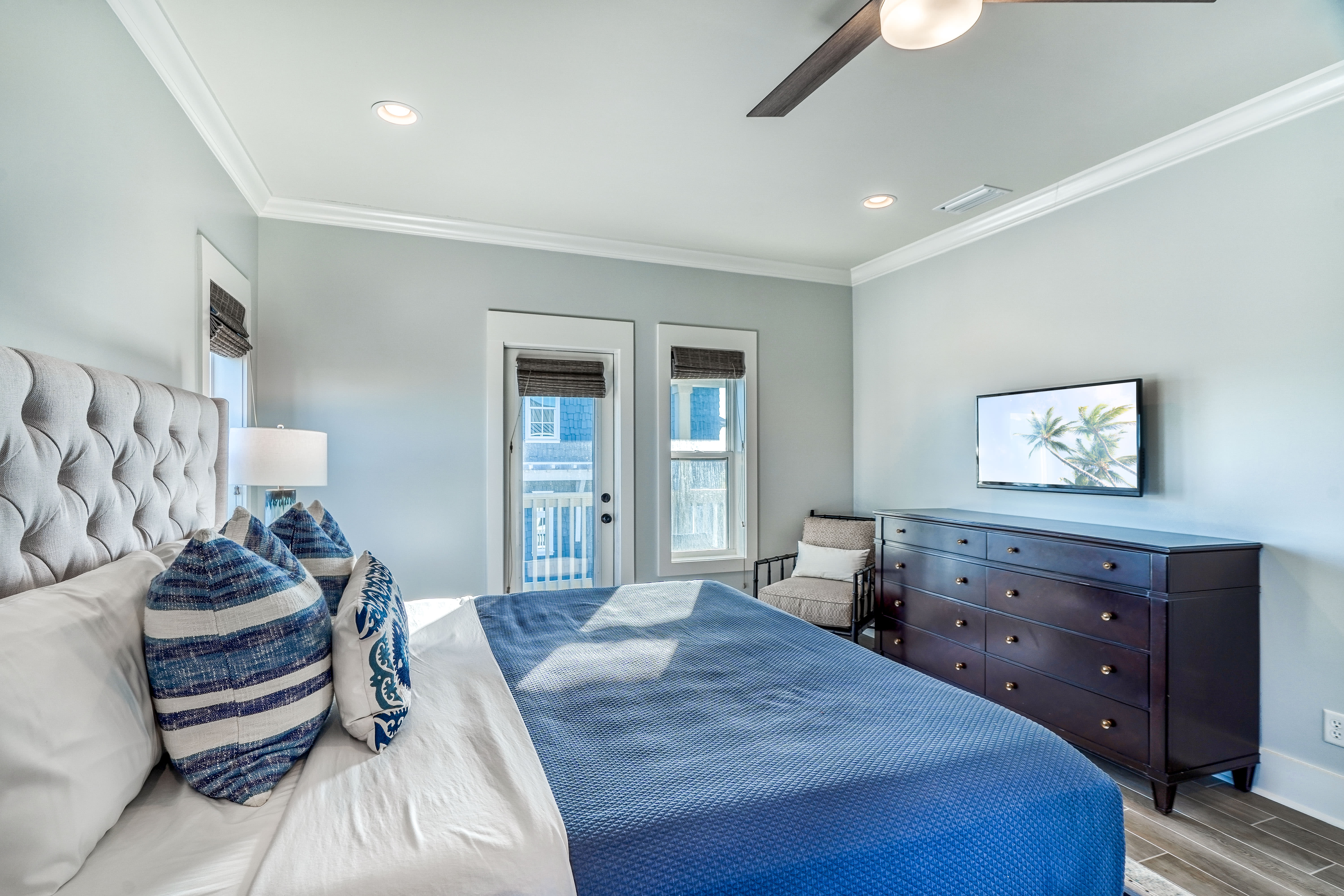 3rd Floor Primary Suite - Equipped with a Flat Screen TV